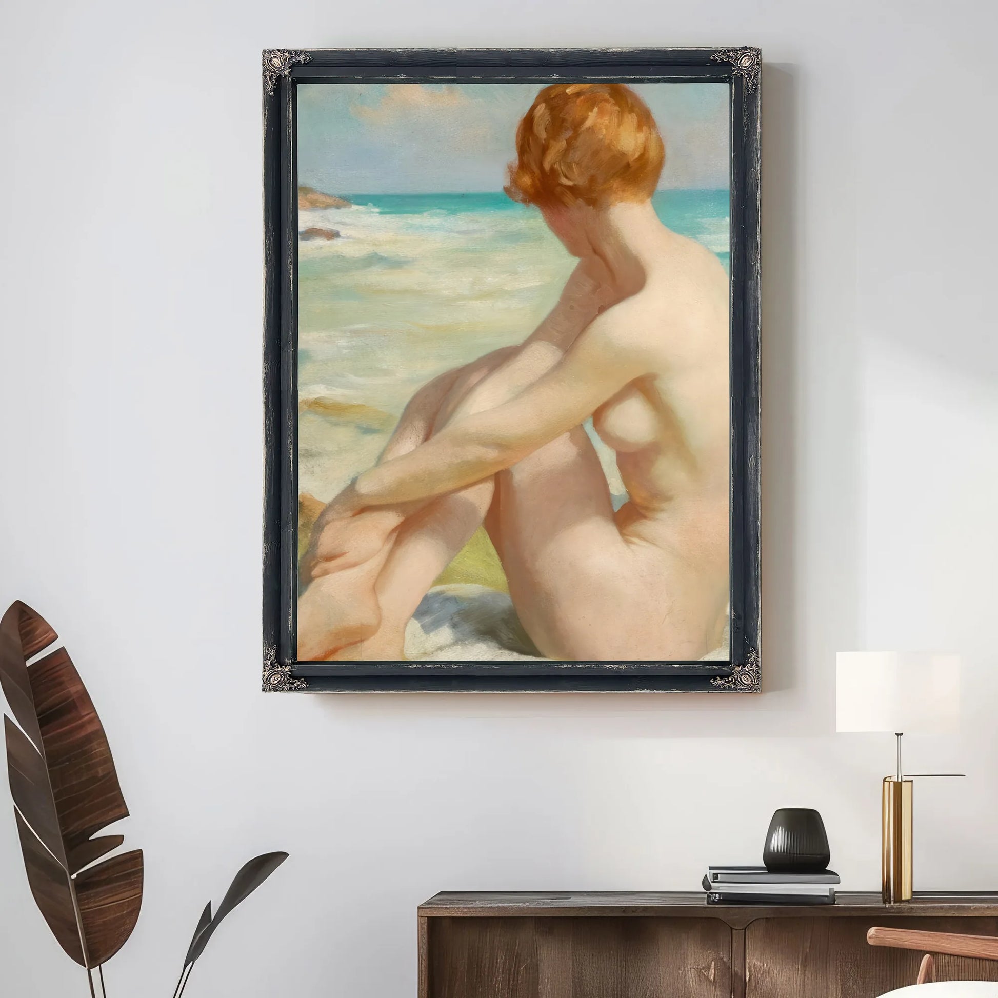 The Bather By Thomas Martine Ronaldson Fine Art Print