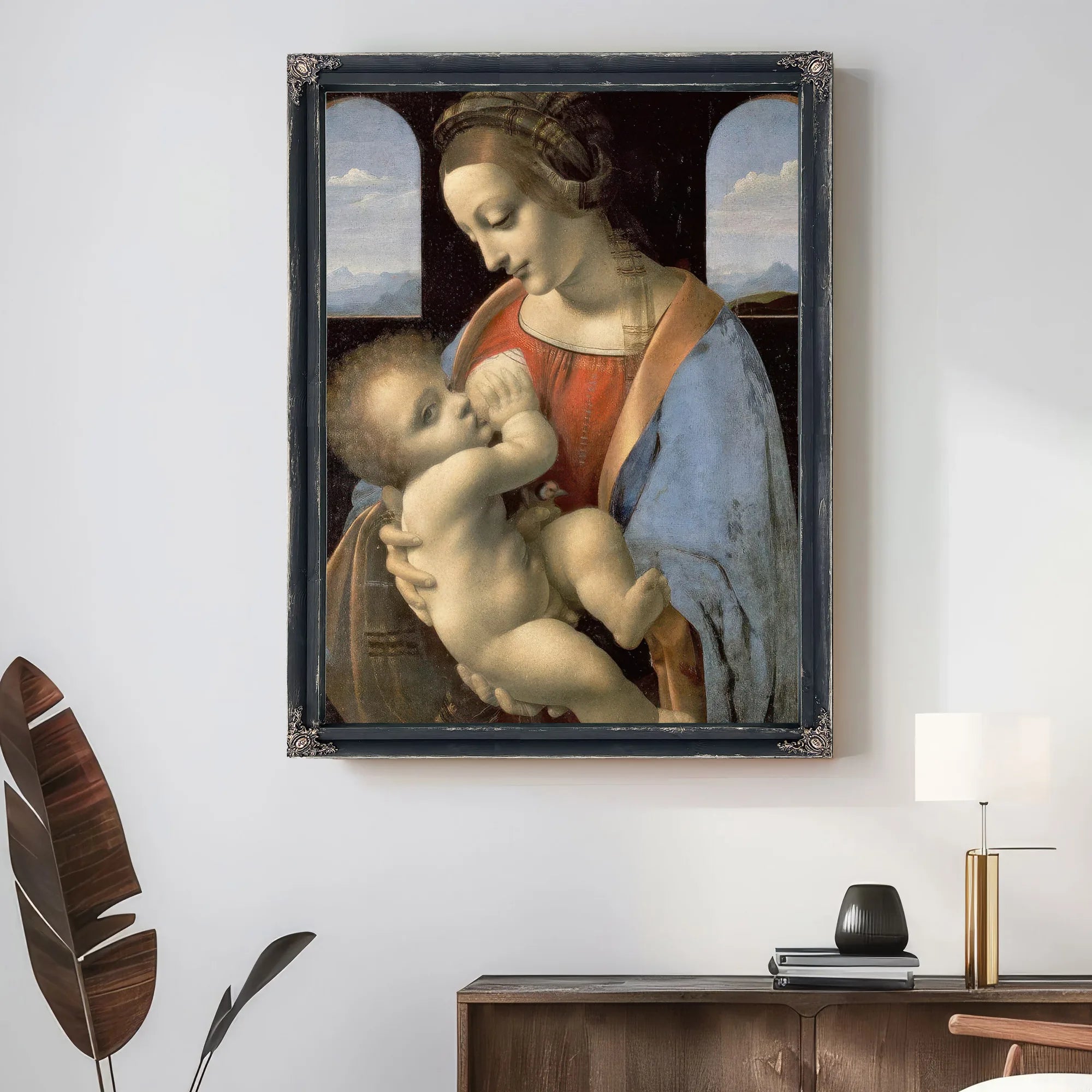 The Madonna Litta By Leonardo Da Vinci Fine Art Print