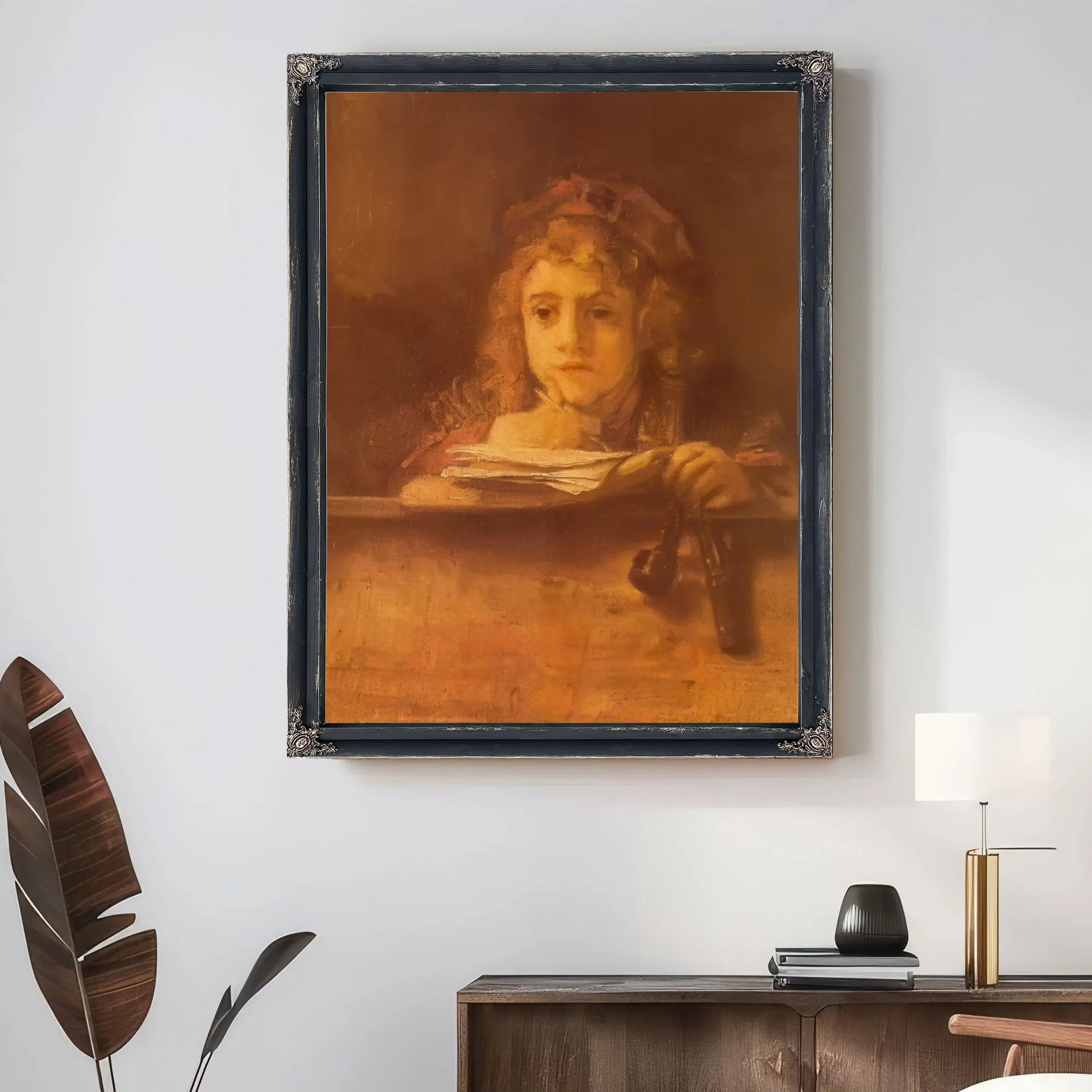 Titus At His Desk 1655 By Rembrandt Fine Art Print