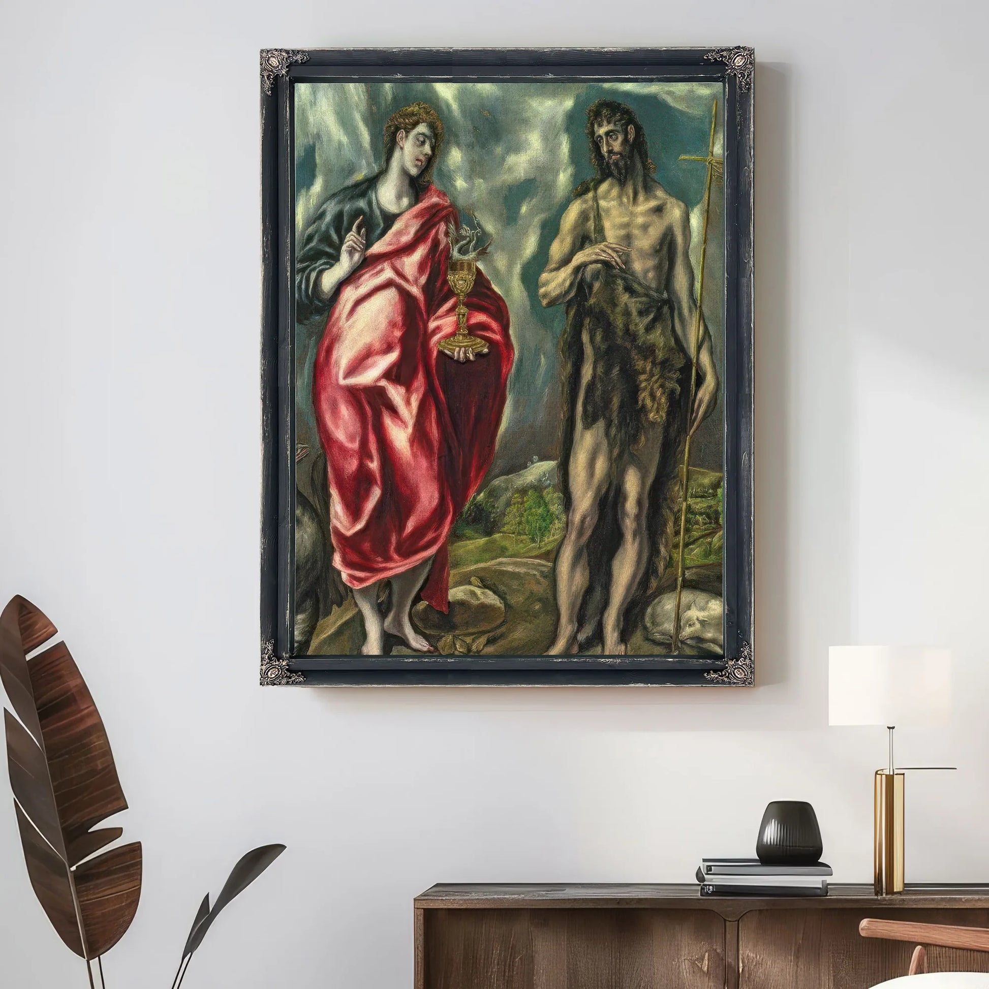 St John The Evangelist And St. John The Baptist By El Greco Fine Art Print