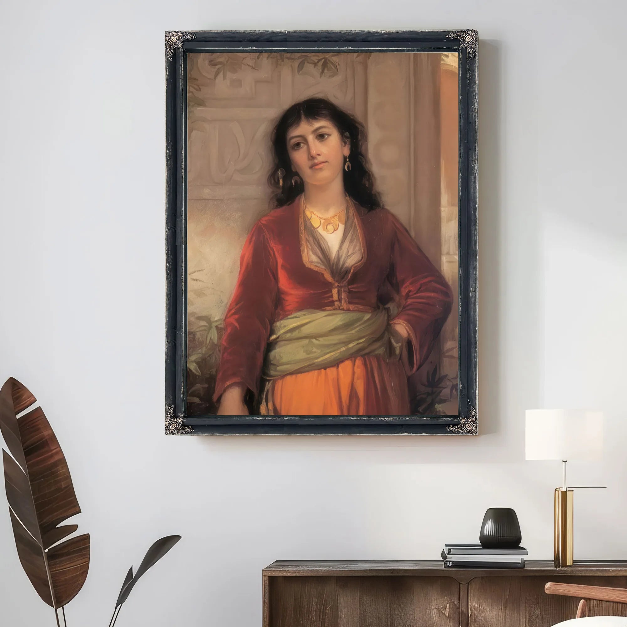 The Unwelcome Companion A Street Scene In Cairo By John Waterhouse Fine Art Print