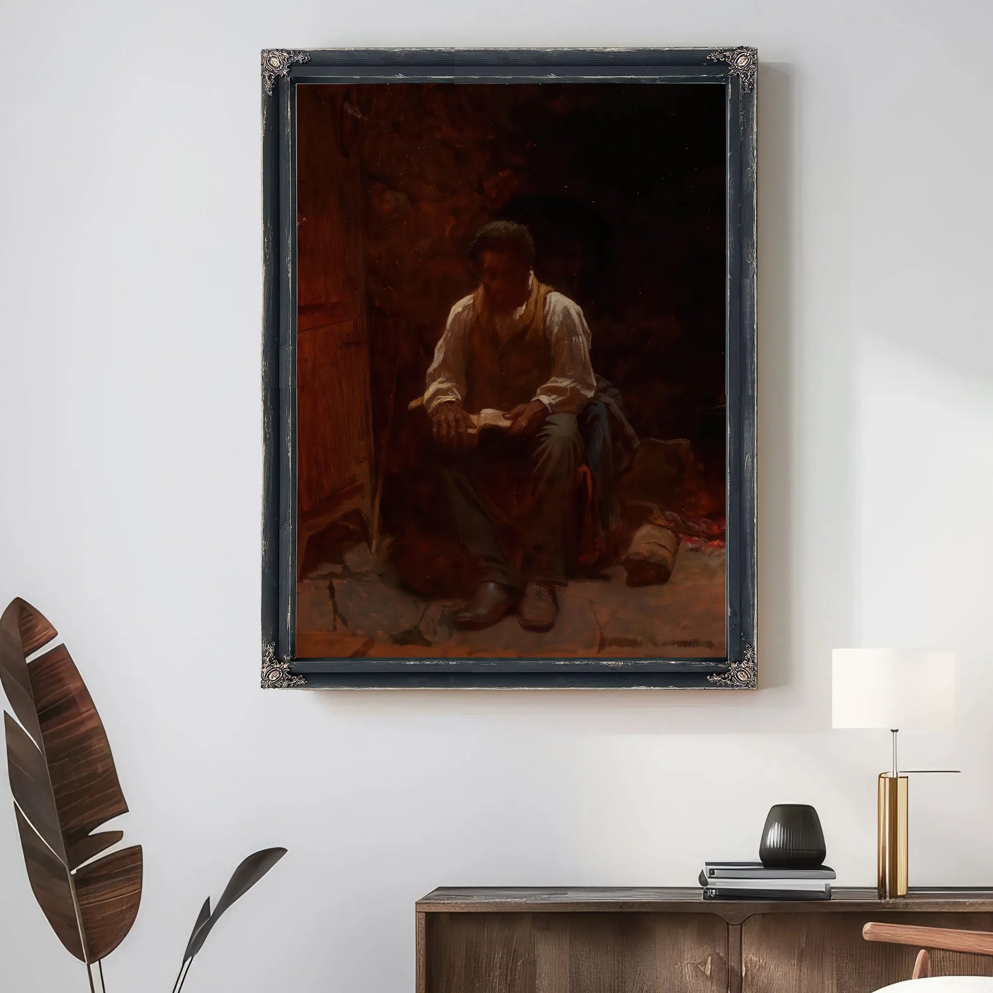 The Lord Is My Shepherd by Eastman Johnson Fine Art Print