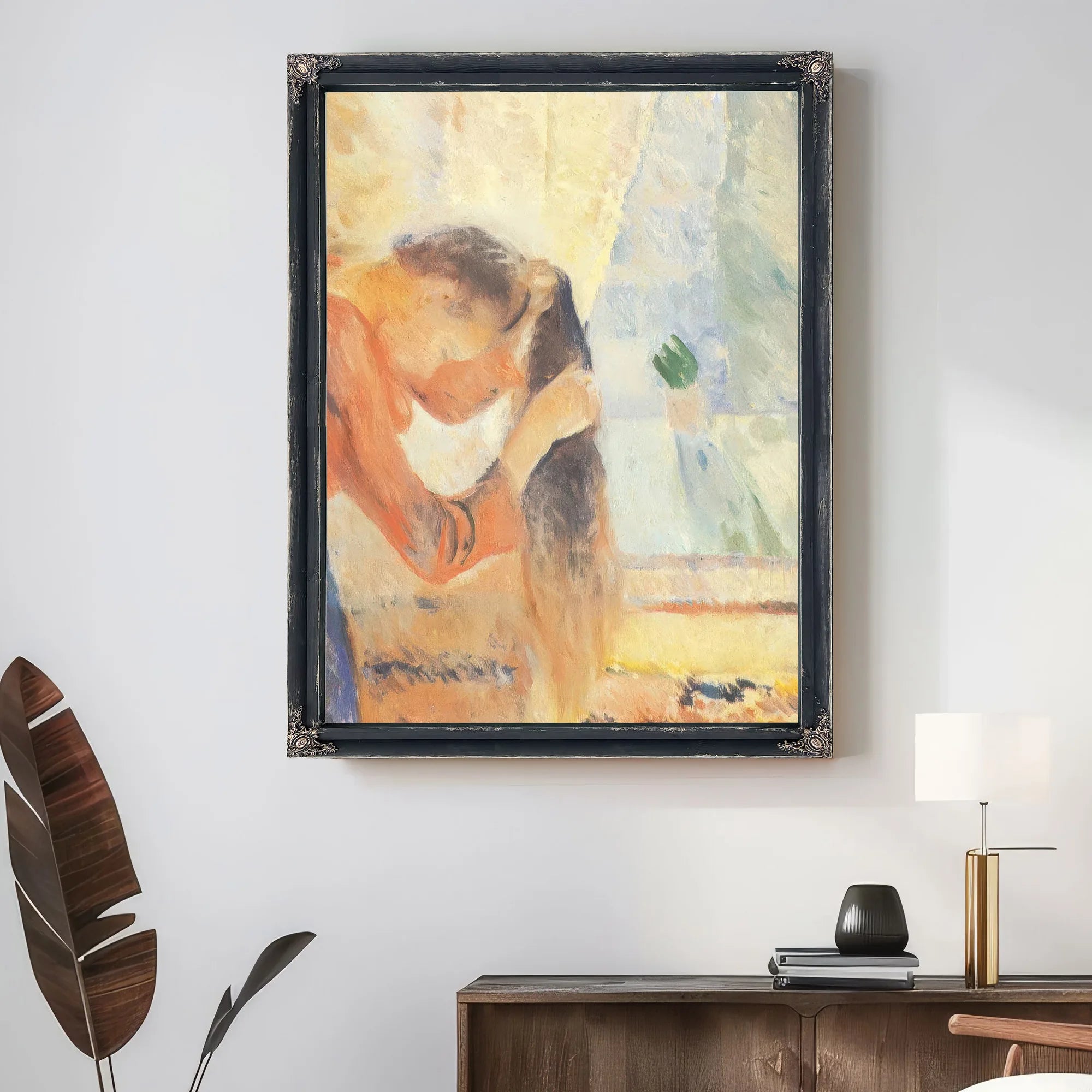 Girl Combing Her Hair 1892 By Edvard Munch Fine Art Print