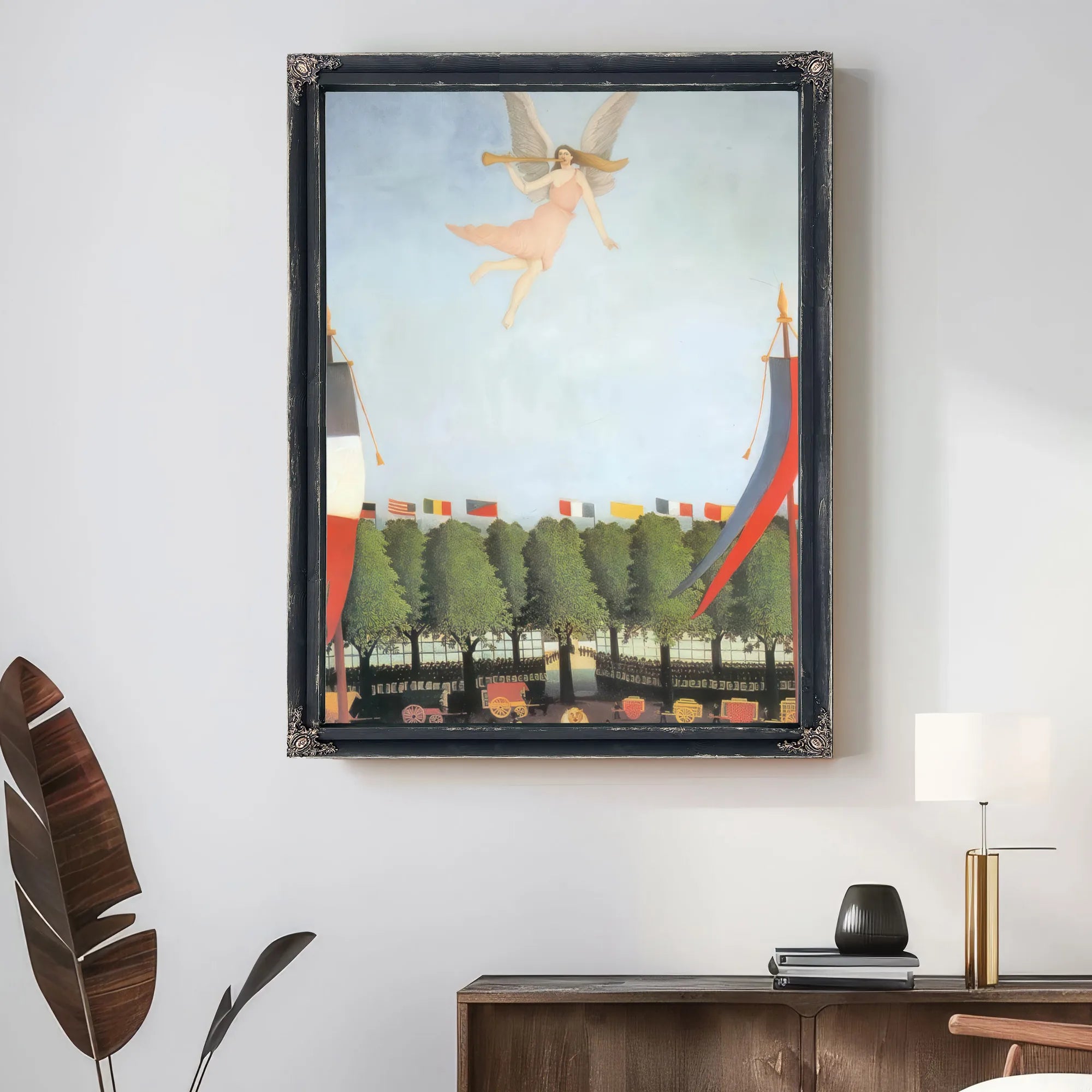 Liberty Invitting The Artists To Take Part In The 22Nd Exhibition Of The Artistes Inde Pendants1906 By Henri Rousseau Fine Art Print