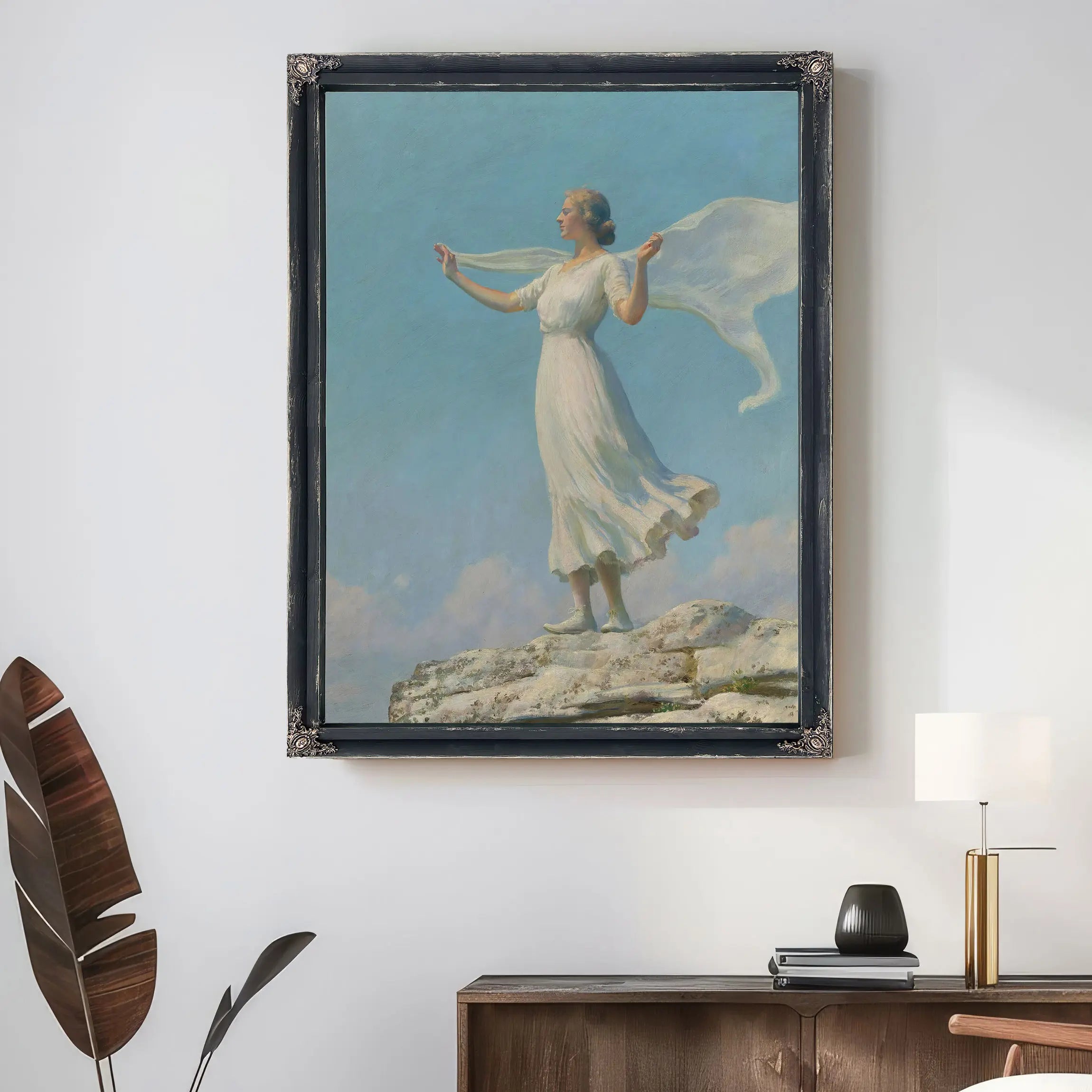 The South Wind (The Breezy Day) (1917) by Charles Courtney Curran