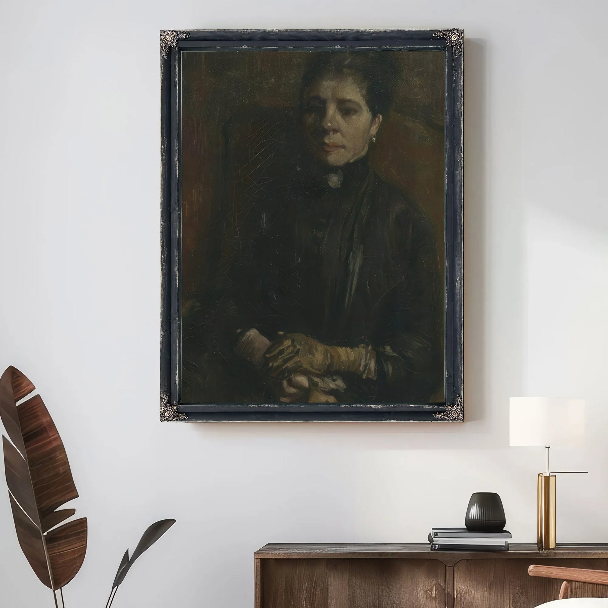 Portrait Of A Woman 2 By Vincent Van Gogh Fine Art Print