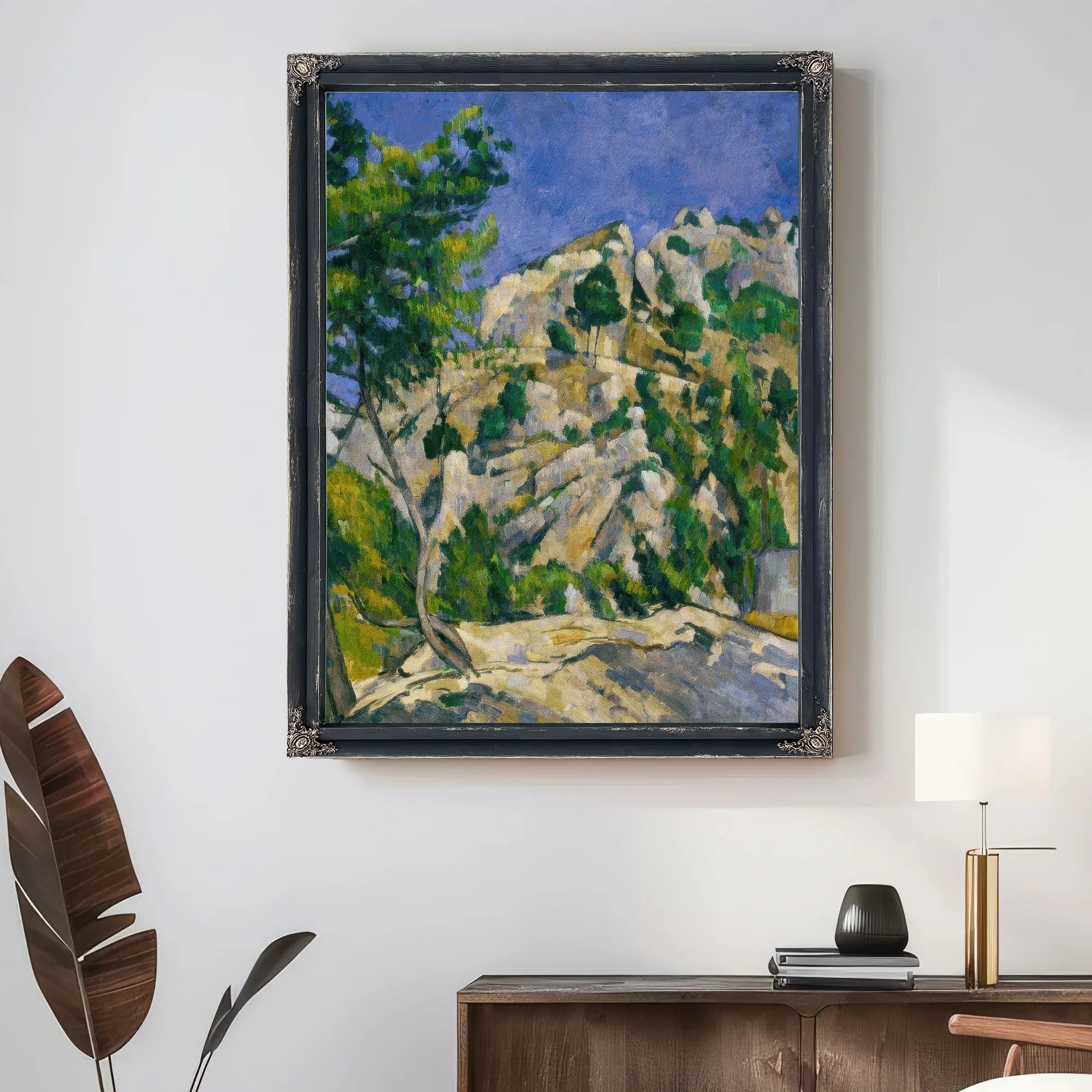 Bottom Of The Ravine By Paul Cezanne Fine Art Print