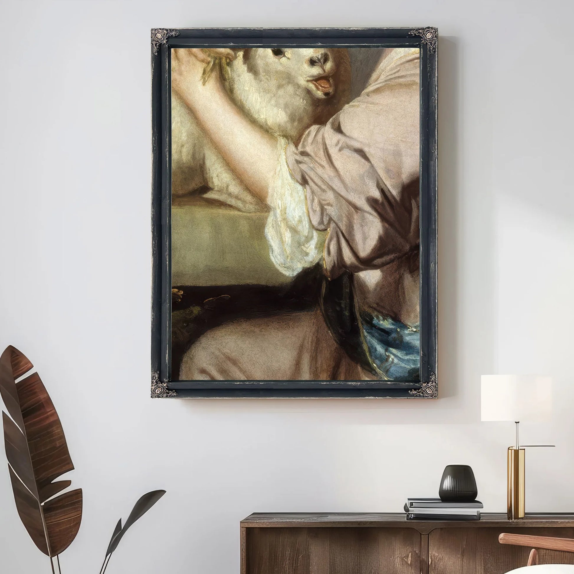 Lady Mary Leslie by Sir Joshua Reynolds Fine Art Print
