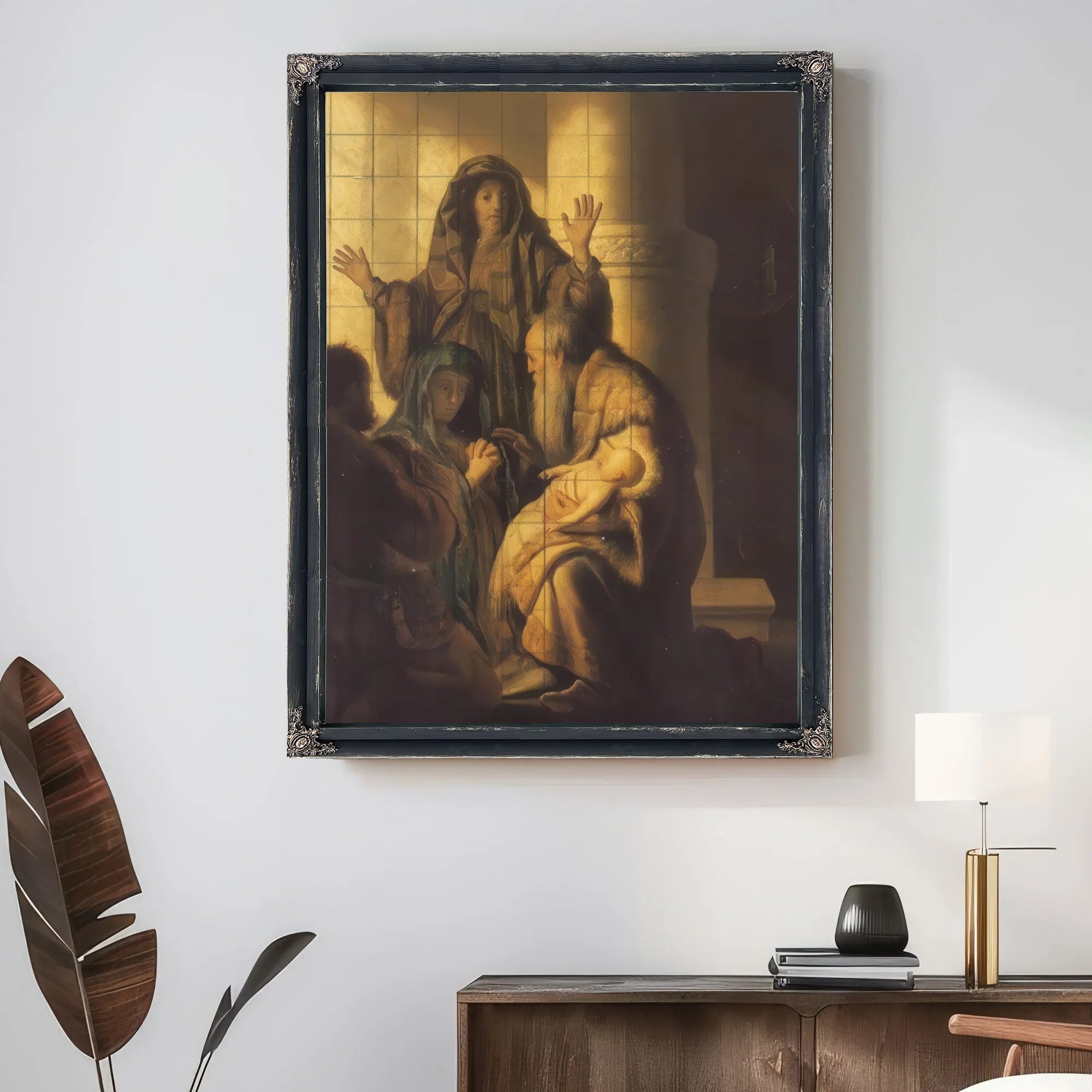 The Presentation Of Jesus In The Temple By Rembrandt Fine Art Print