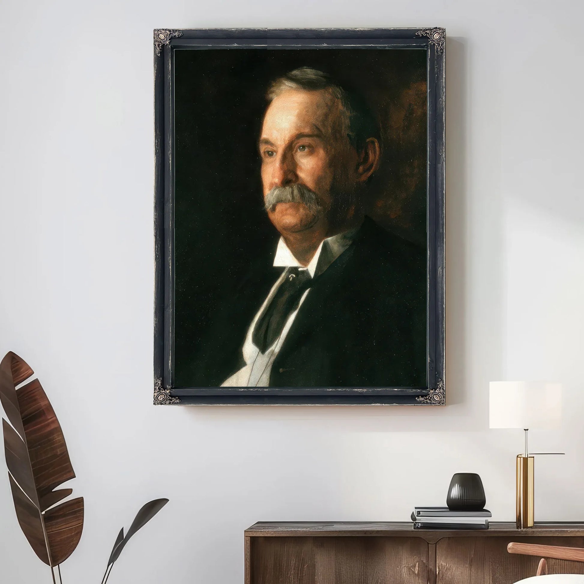 Portrait Of Edward Taylor Snow By Thomas Eakins Fine Art Print