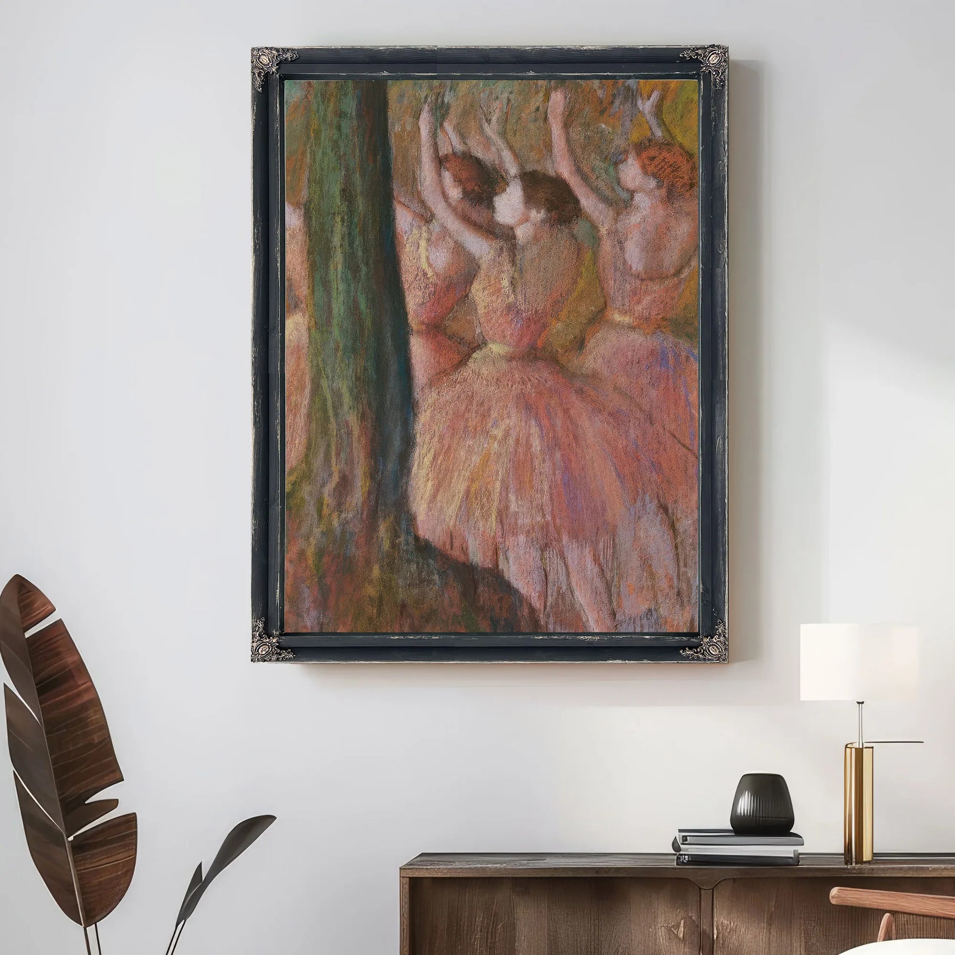 Dancers In Rose By Edgar Degas Fine Art Print