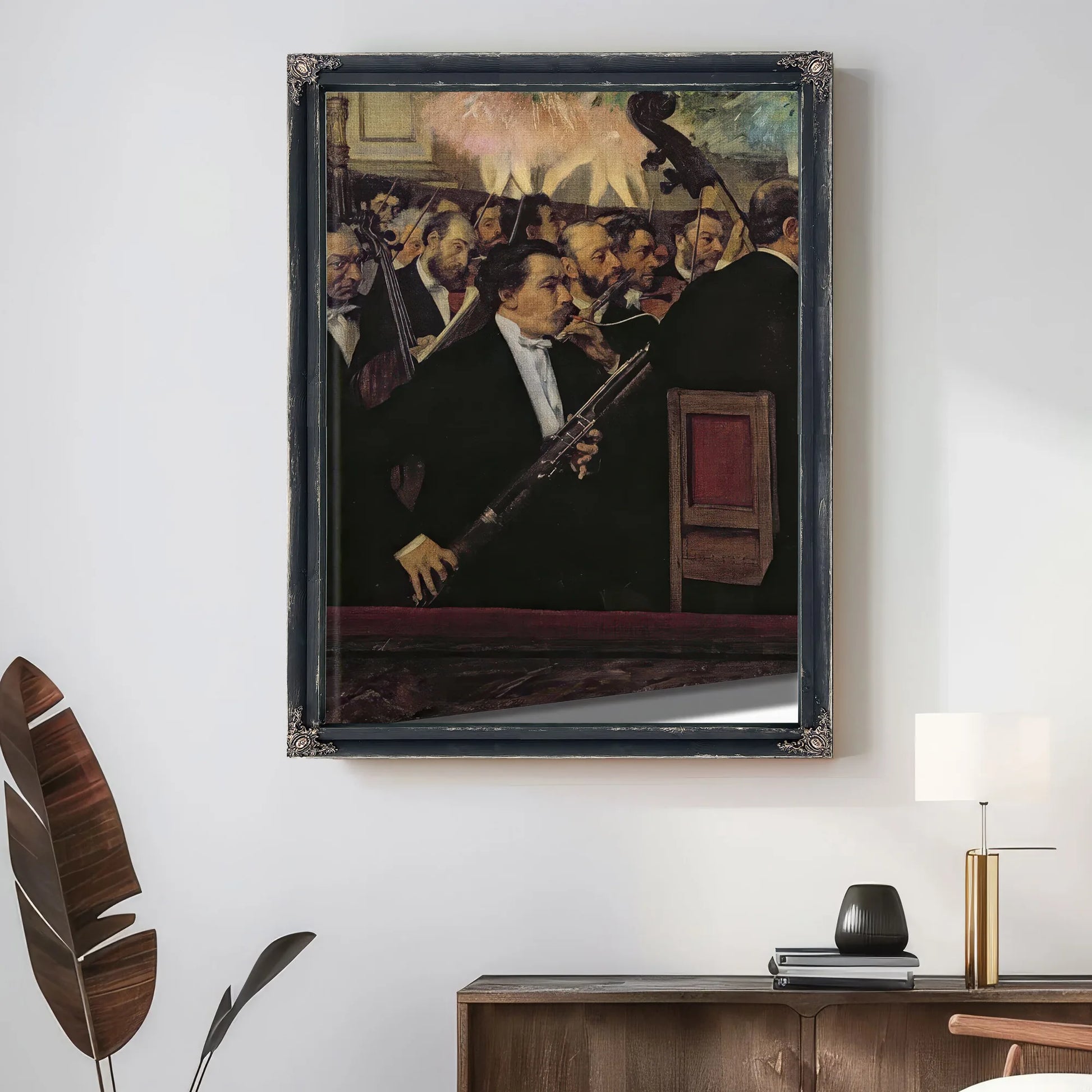 The Opera Orchestra By Edgar Degas Fine Art Print