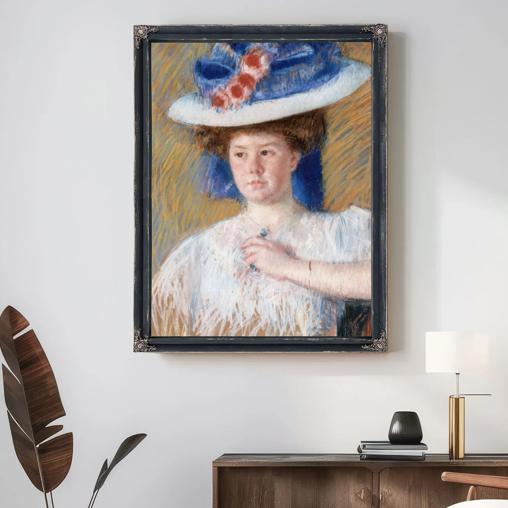 Portrait Of Helen Sears, Daughter Of Sarah Choate Sears By Mary Cassatt Fine Art Print