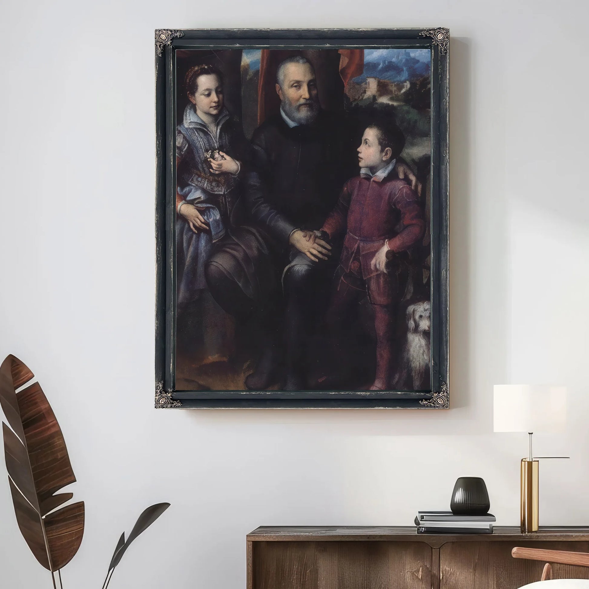 Portrait Of The Artist 1039 S Family 1558 By Sofonisba Anguissola Fine Art Print