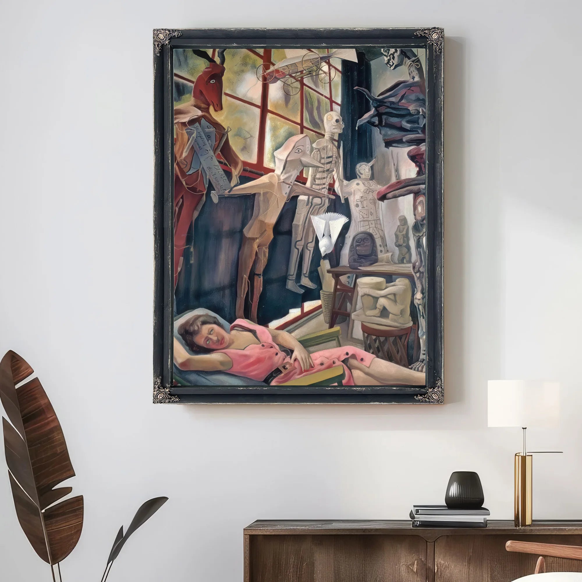 The Artists Studio By Diego Rivera Fine Art Print