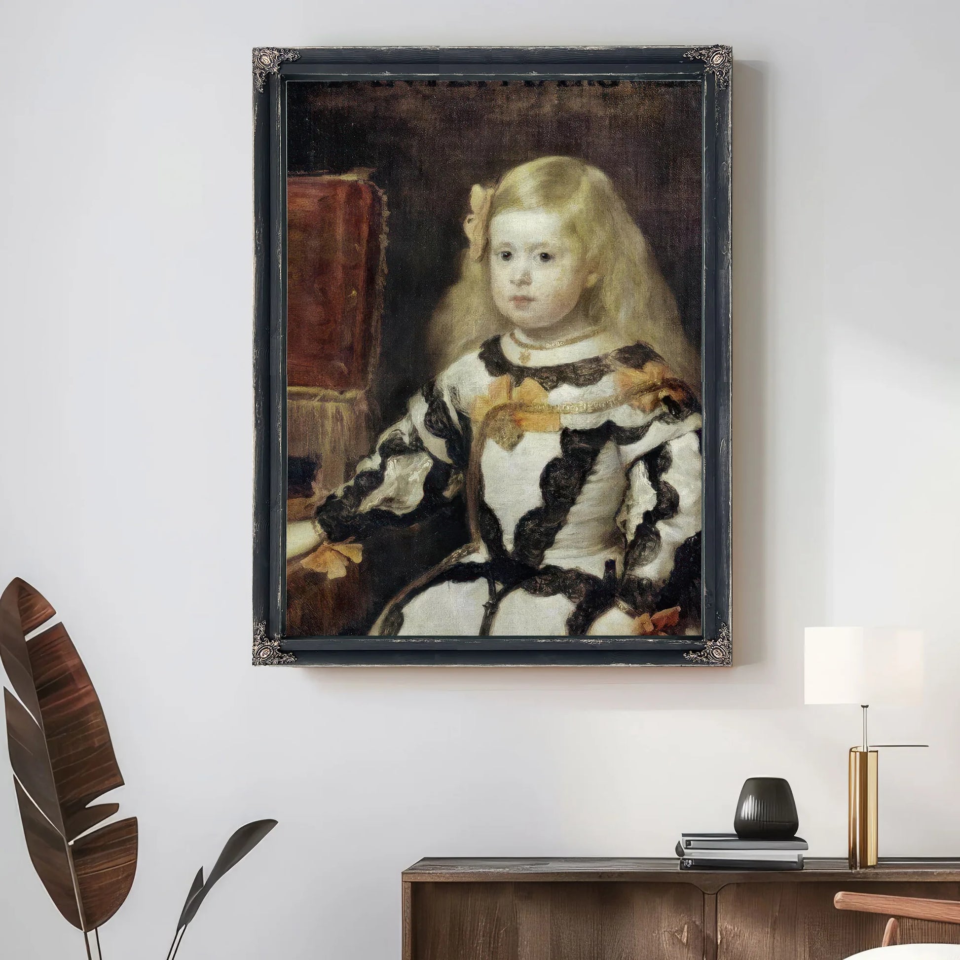 Portrait Of The Infanta Margarita By Diego Velazquez Fine Art Print
