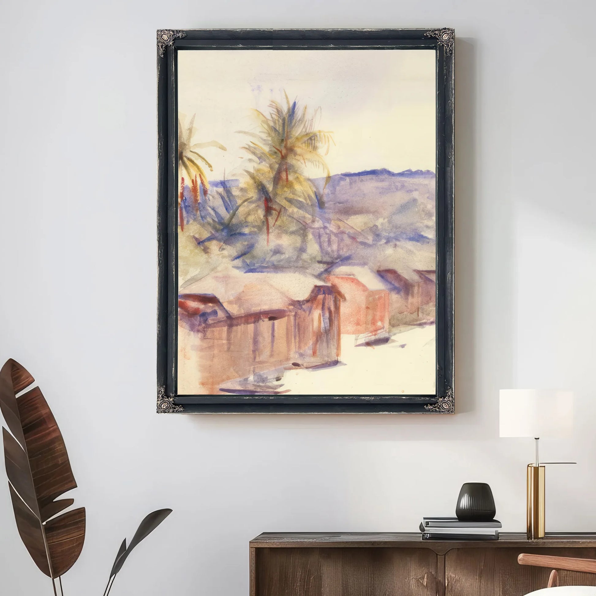 Village Street, Dominica By Abbott Handerson Thayer Fine Art Print