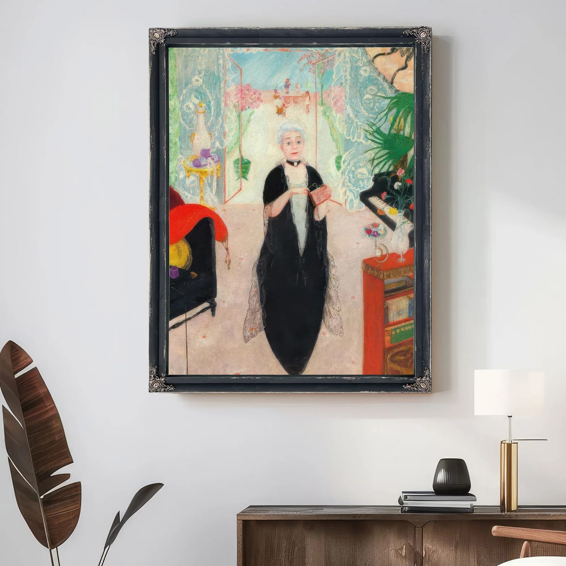 Portrait Of My Mother By Florine Stettheimer Fine Art Print