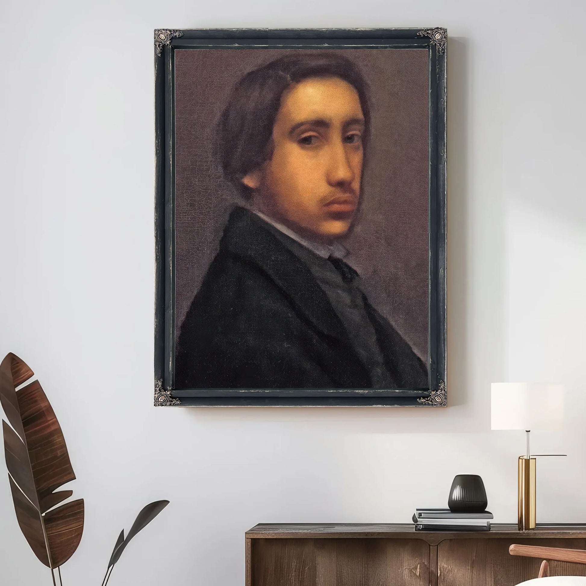 Self Portrait By Edgar Degas Fine Art Print