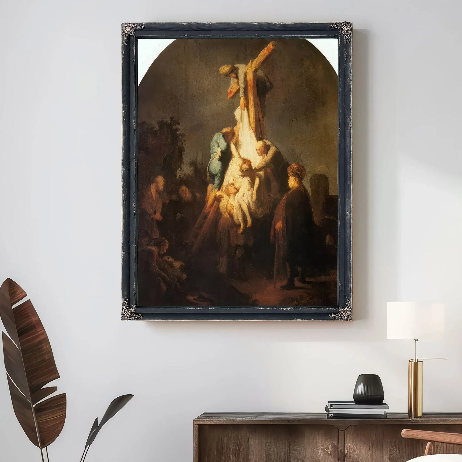 The Descent From The Cross By Rembrandt Fine Art Print