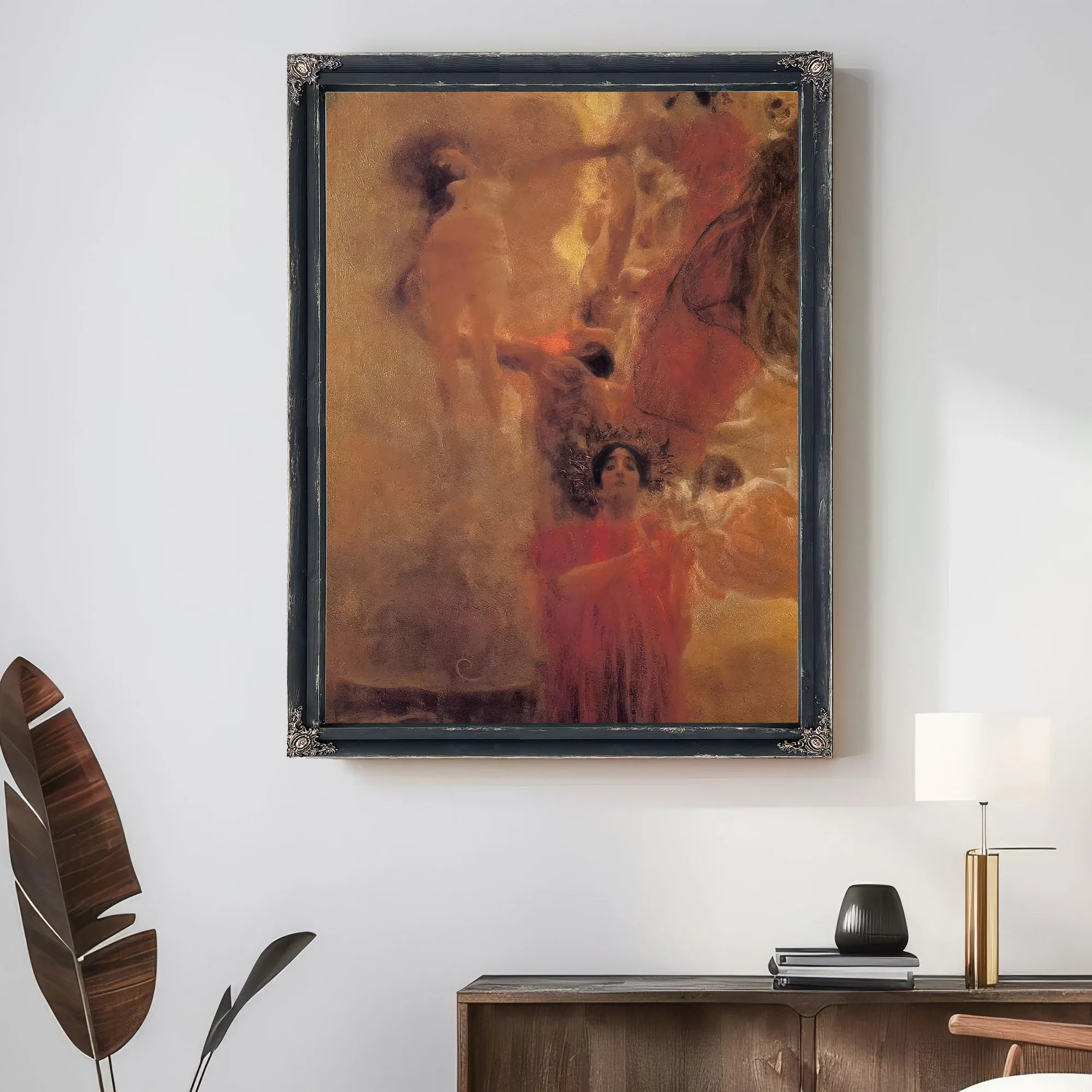 Compositional Project For Medicine By Gustav Klimt Fine Art Print