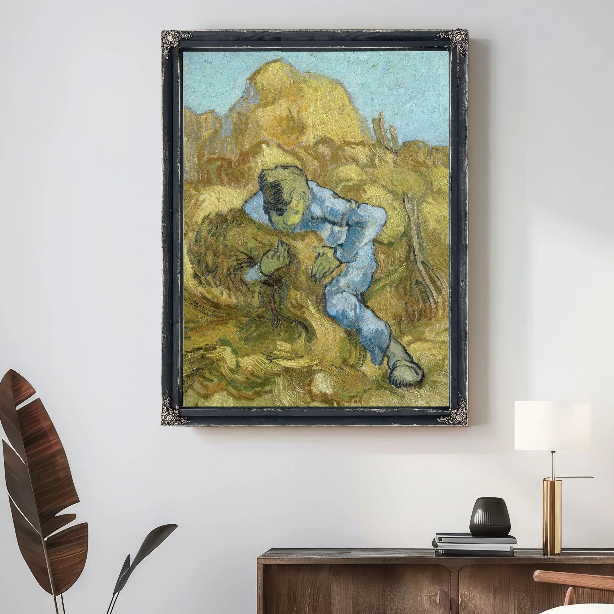 The Sheaf Binder (After Millet) By Vincent Van Gogh Fine Art Print