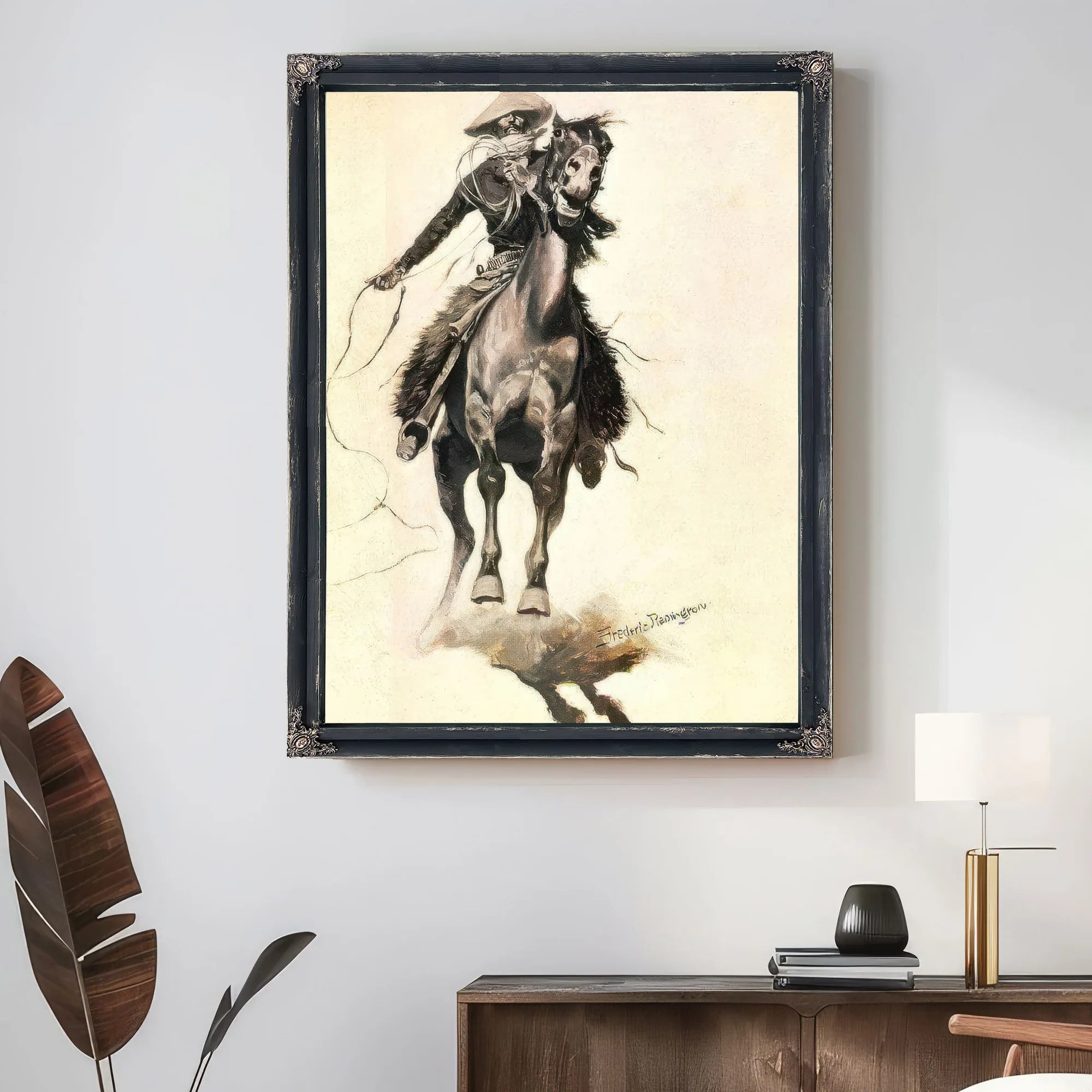 The Cow Puncher By Frederic Remington Fine Art Print
