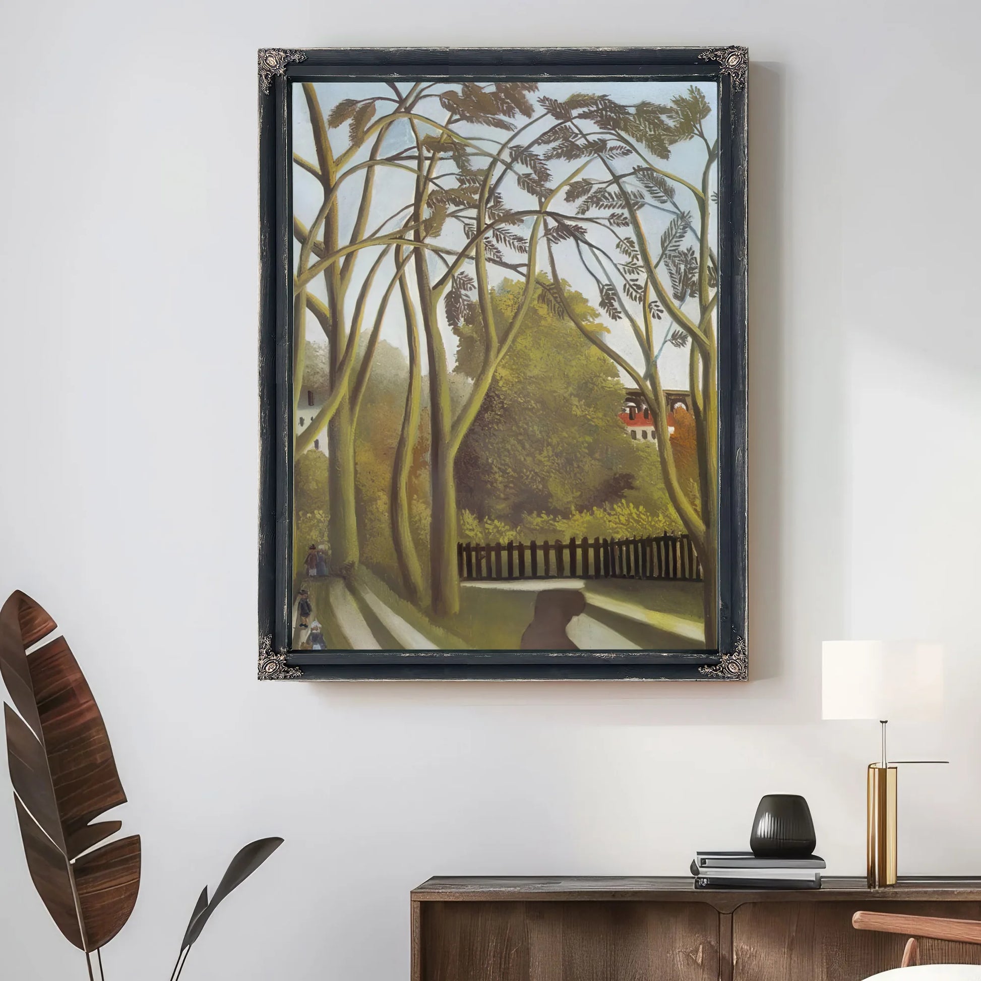 Spring In The Bievre Valley1909 By Henri Rousseau Fine Art Print
