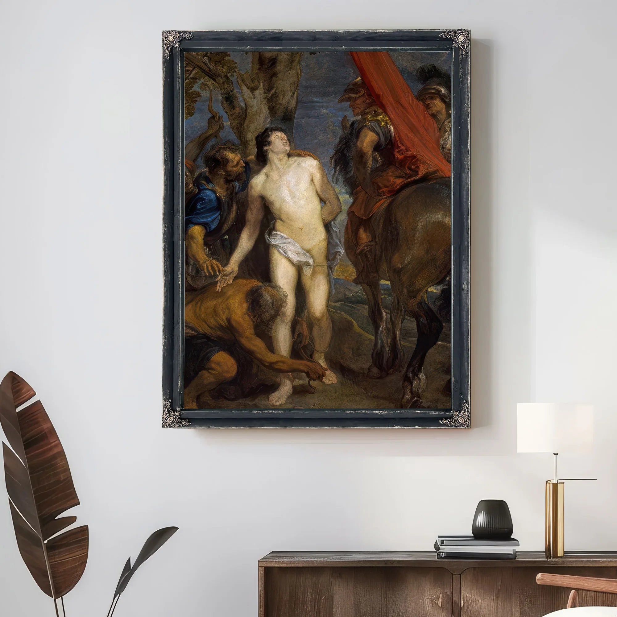 Saint Sebastian Bound For Martyrdom By Anthony Van Dyck Fine Art Print