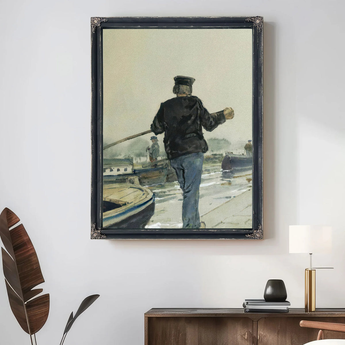 Riverside, Holland By Childe Hassam Fine Art Print