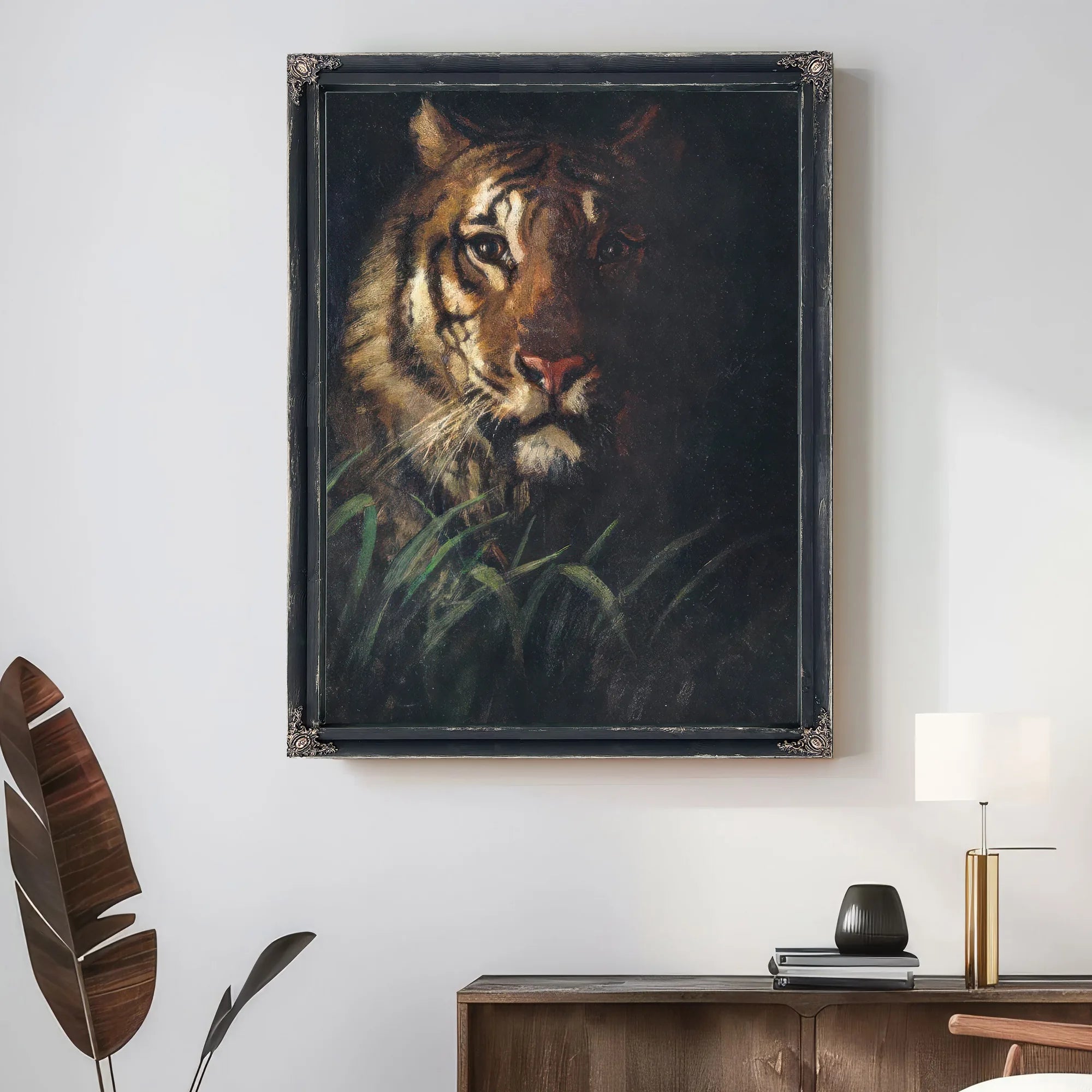 Tiger's Head By Abbott Handerson Thayer Fine Art Print