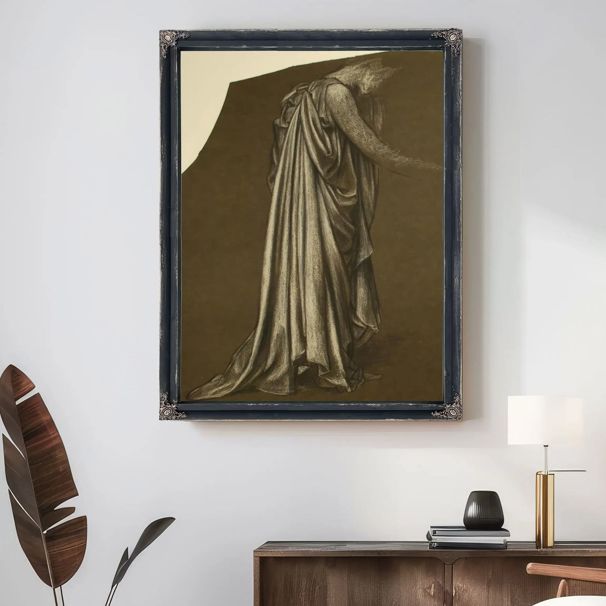 Study For The Cadence Of Autumn (Drapery) 2 by Evelyn De Morgan
