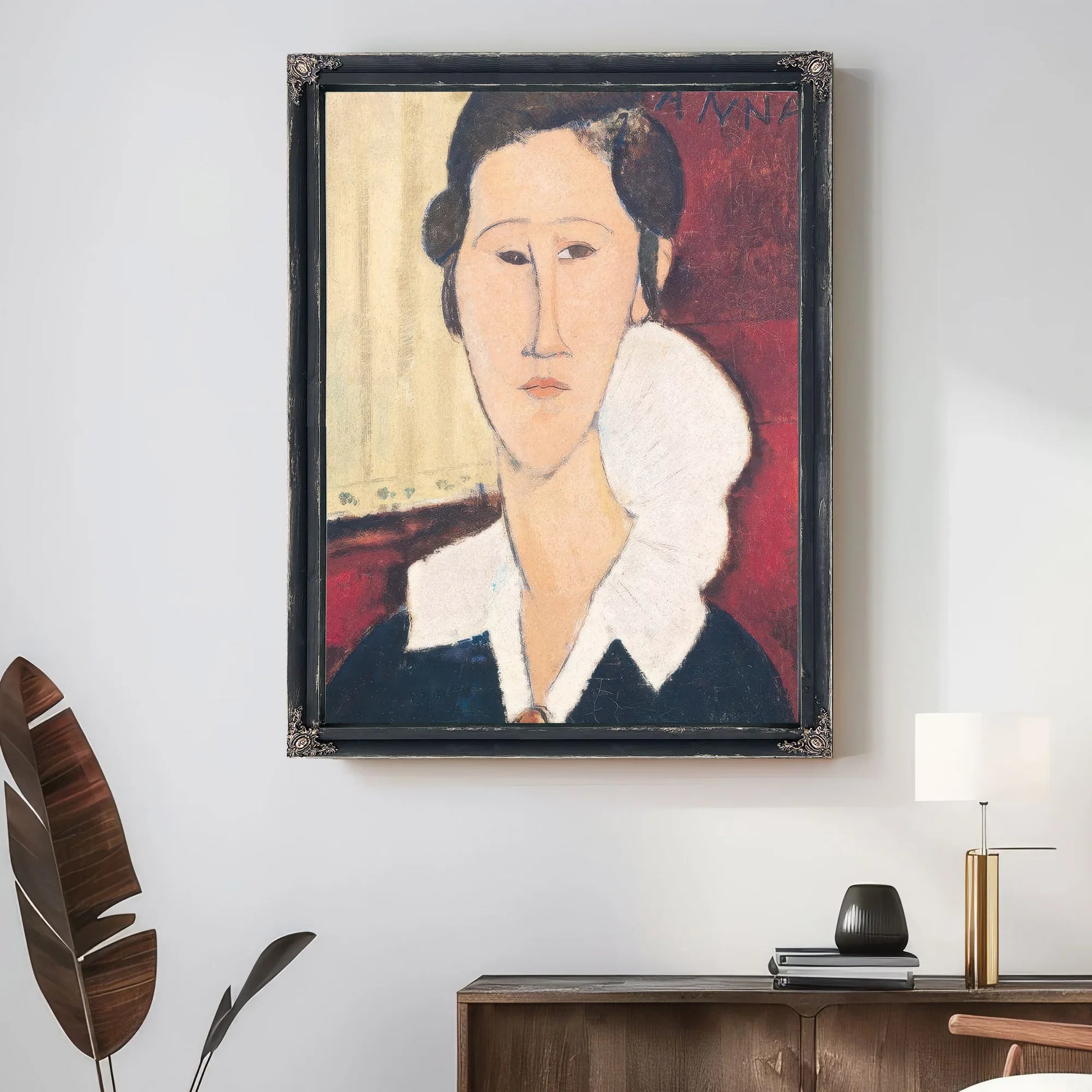 Portrait Of Madame Hanka Zborowska By Amedeo Modigliani Fine Art Print