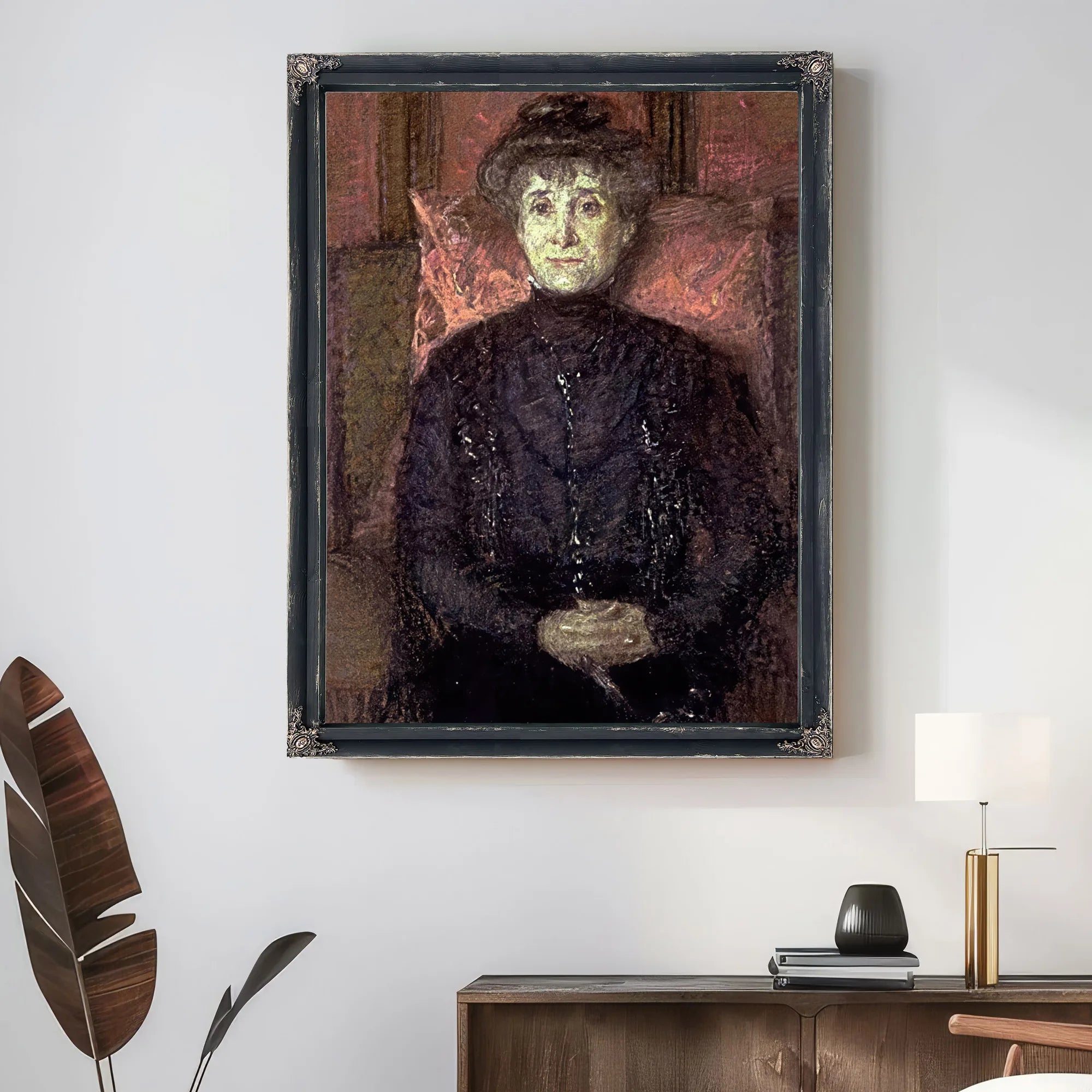 Madame Inez Dreyfus Cordozo By Alice Pike Barney Fine Art Print
