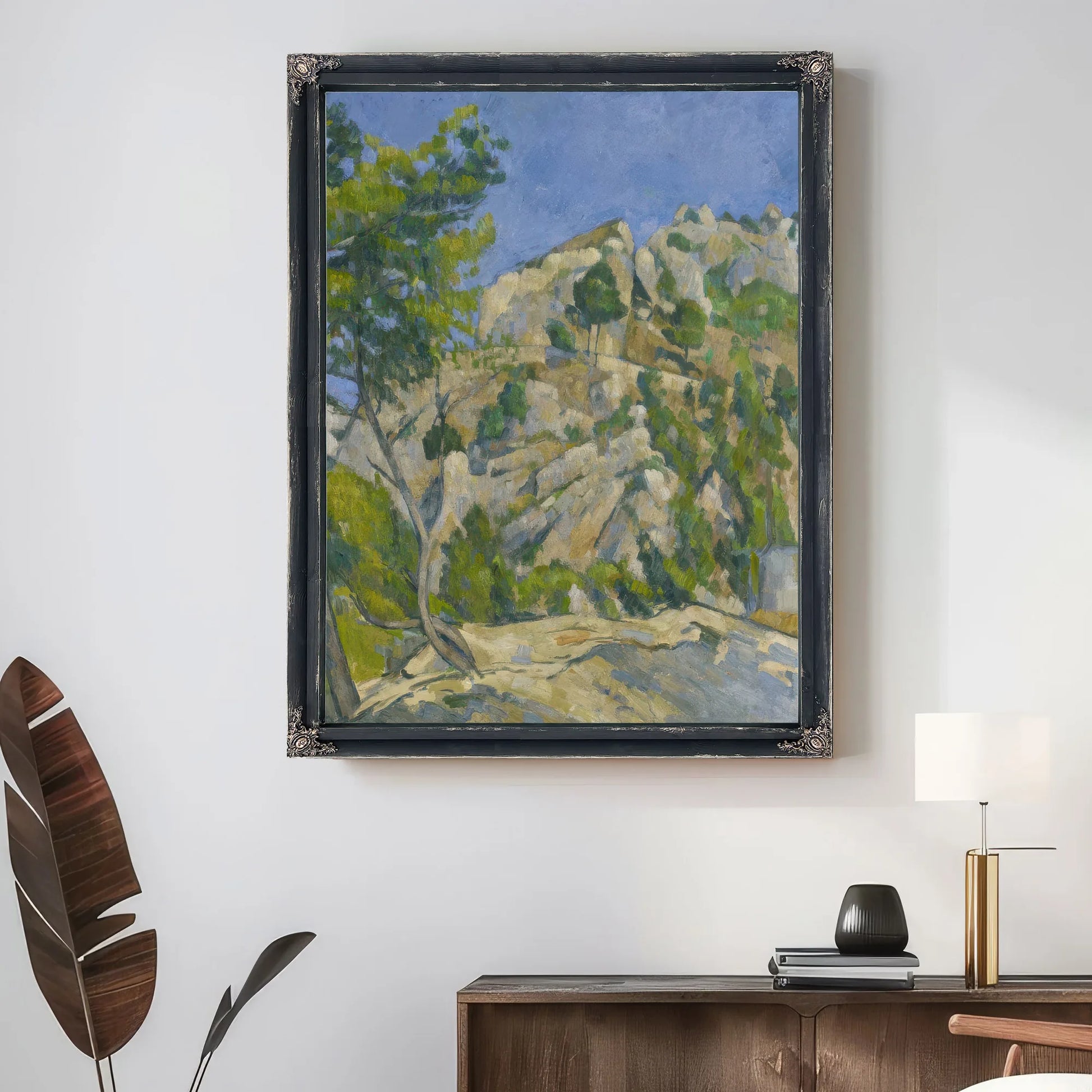 Bottom Of The Ravine (Au Fond Du Ravin) By Paul Cezanne Fine Art Print