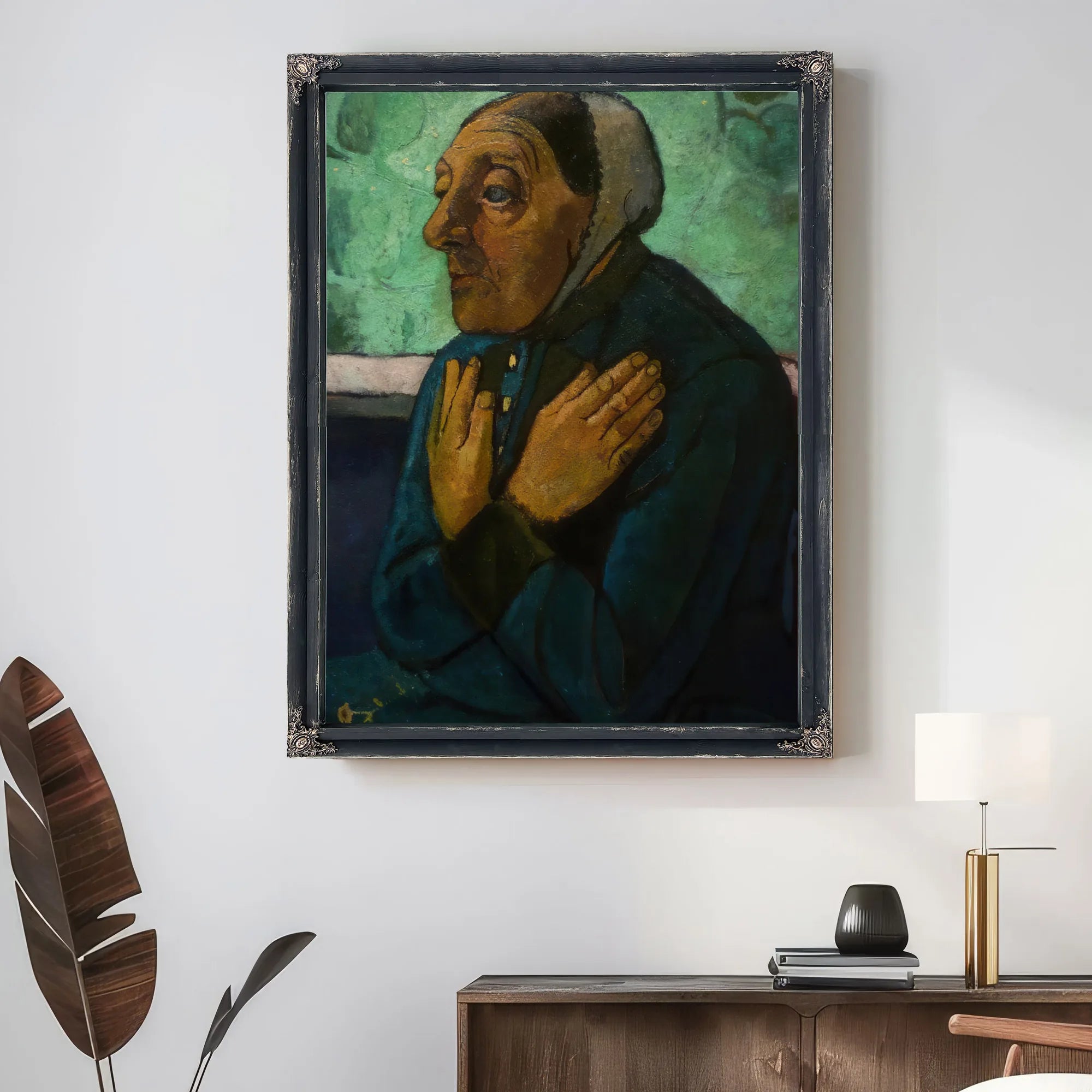 Old Peasant Woman By Paula Modersohn Becker Fine Art Print