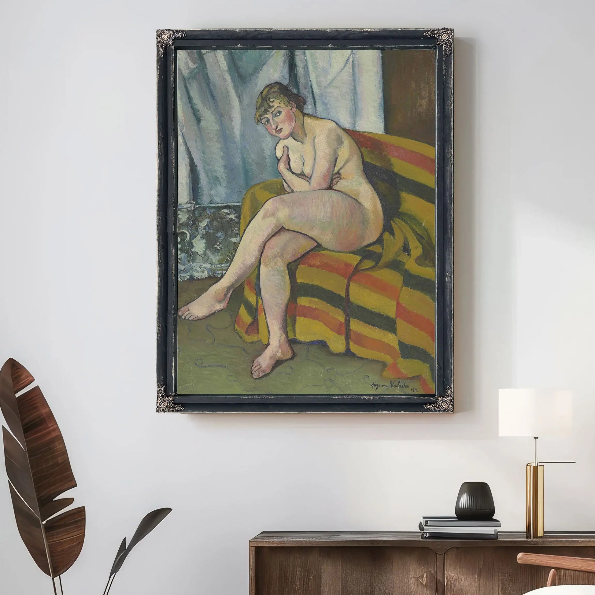 Nu Assis Sur Un Canape by Suzanne Valadon