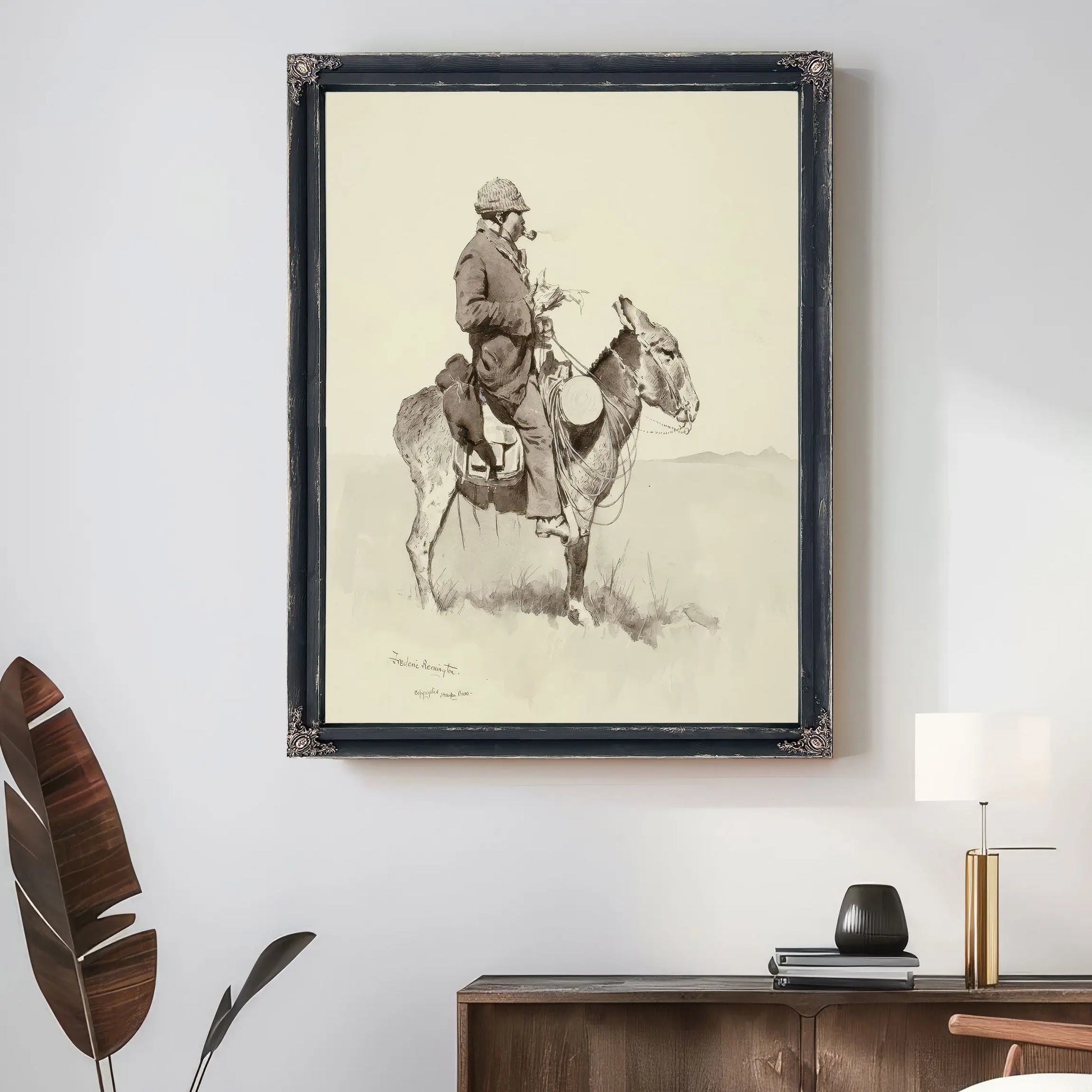 Jacks Man William A Modern Sancho Panza by Frederic Remington