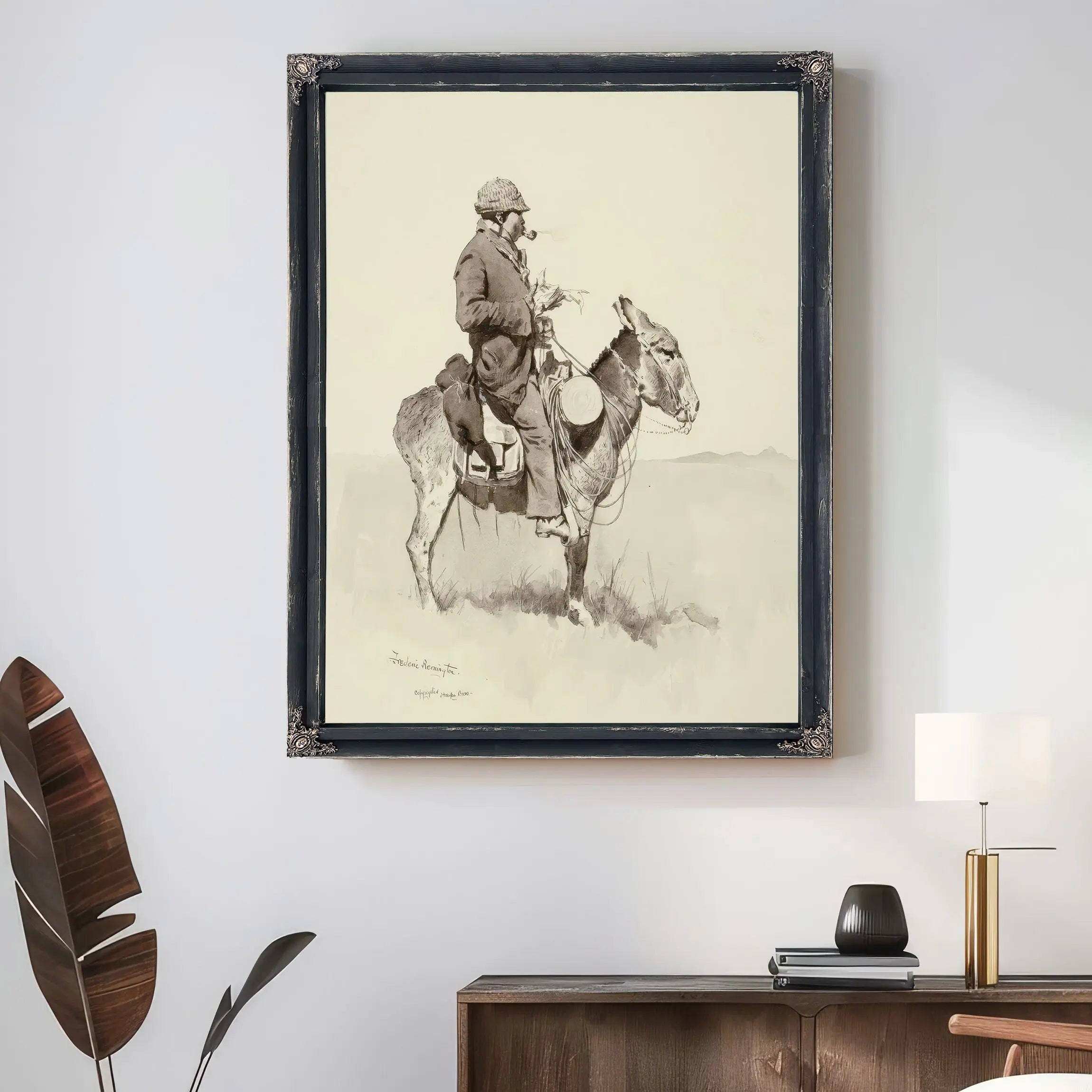 Jacks Man William A Modern Sancho Panza by Frederic Remington
