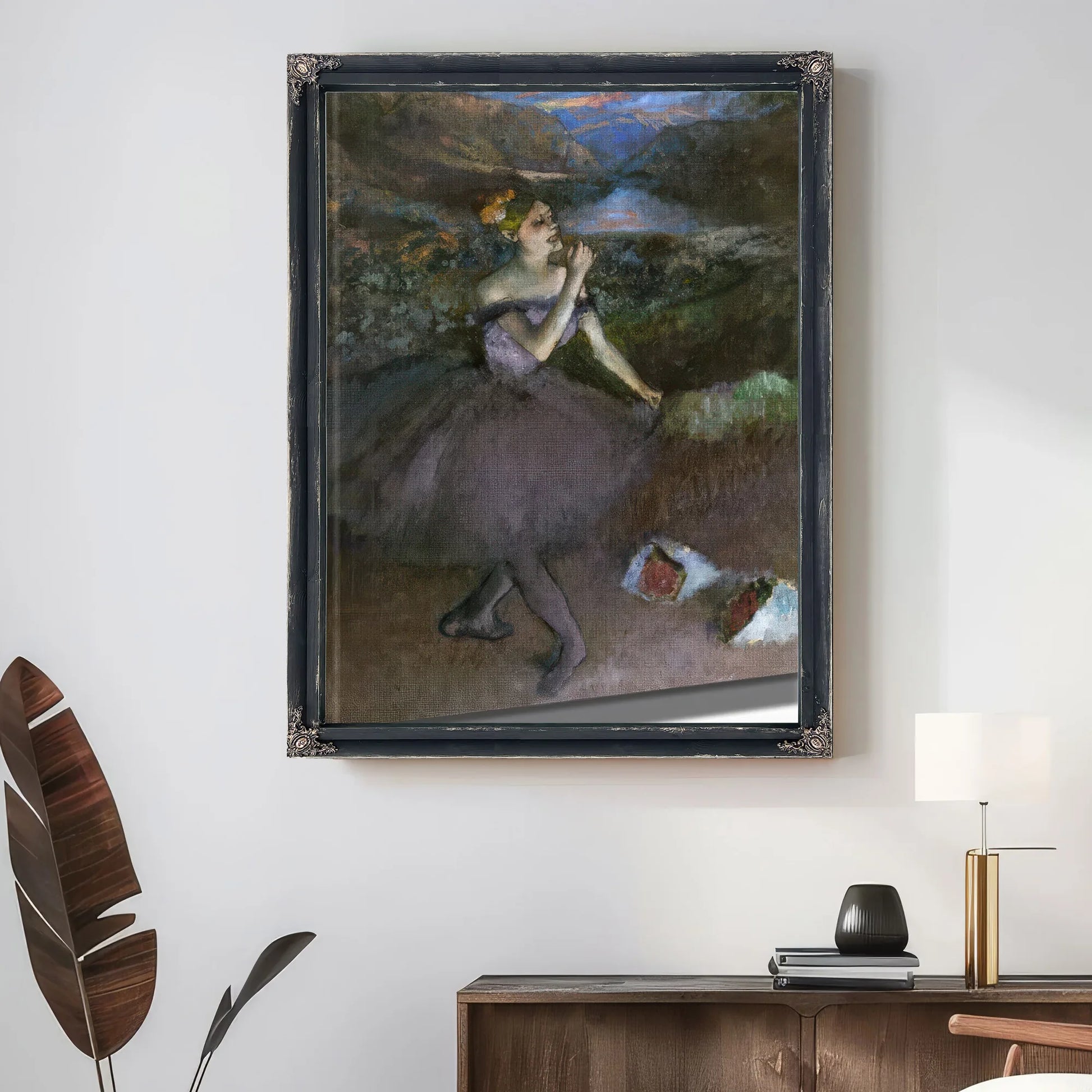 Dancer With Bouquet By Edgar Degas Fine Art Print
