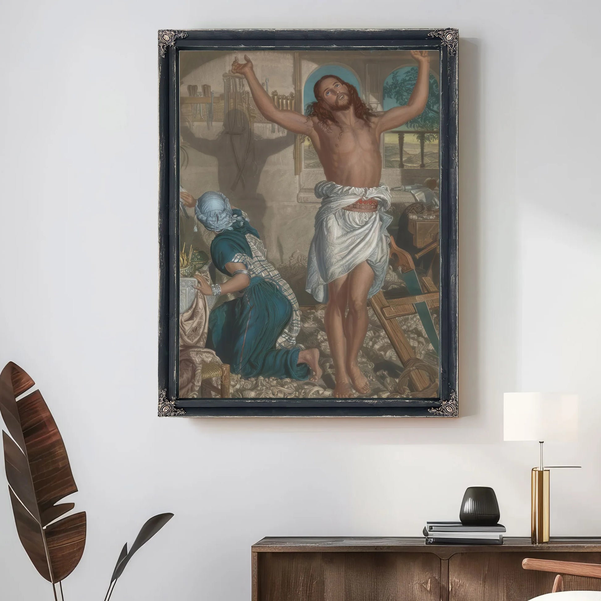 The Shadow Of Death Engraving By William Holman Hunt Fine Art Print
