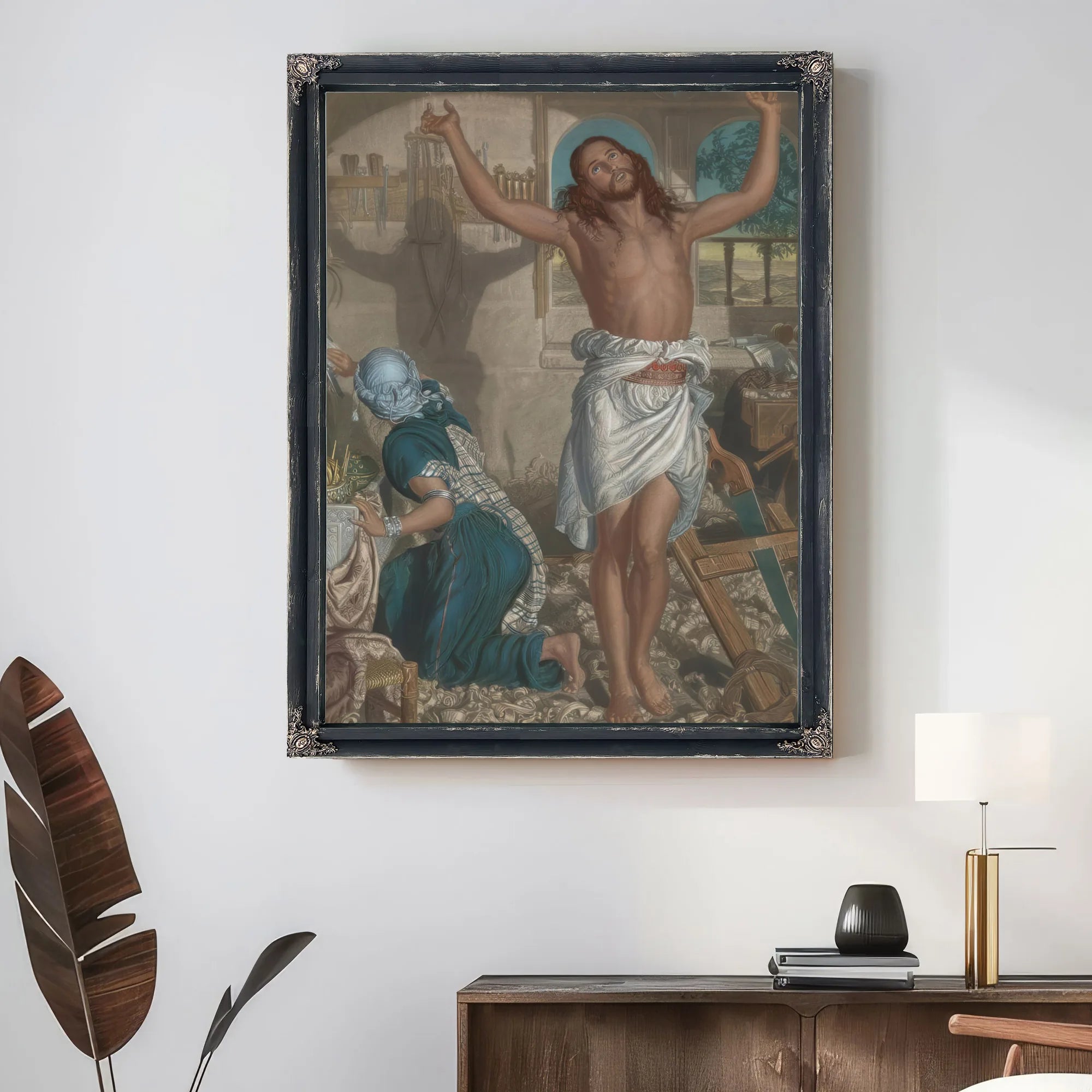 The Shadow Of Death Engraving By William Holman Hunt Fine Art Print