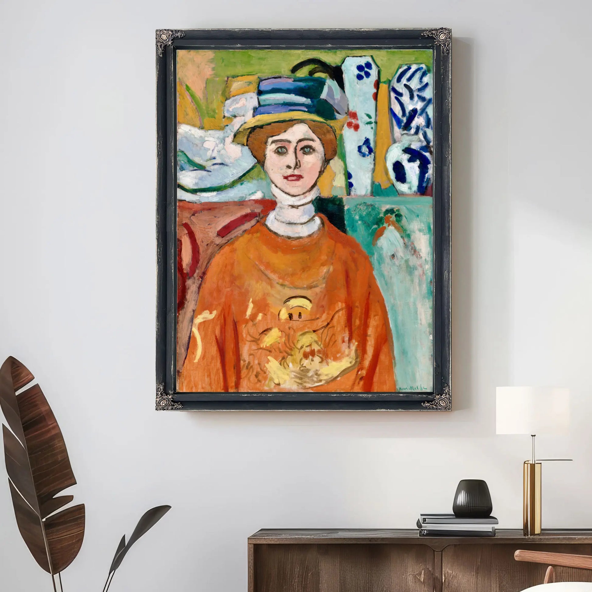 Girl With Tulips (Jeanne Vaderin) by Henri Matisse
