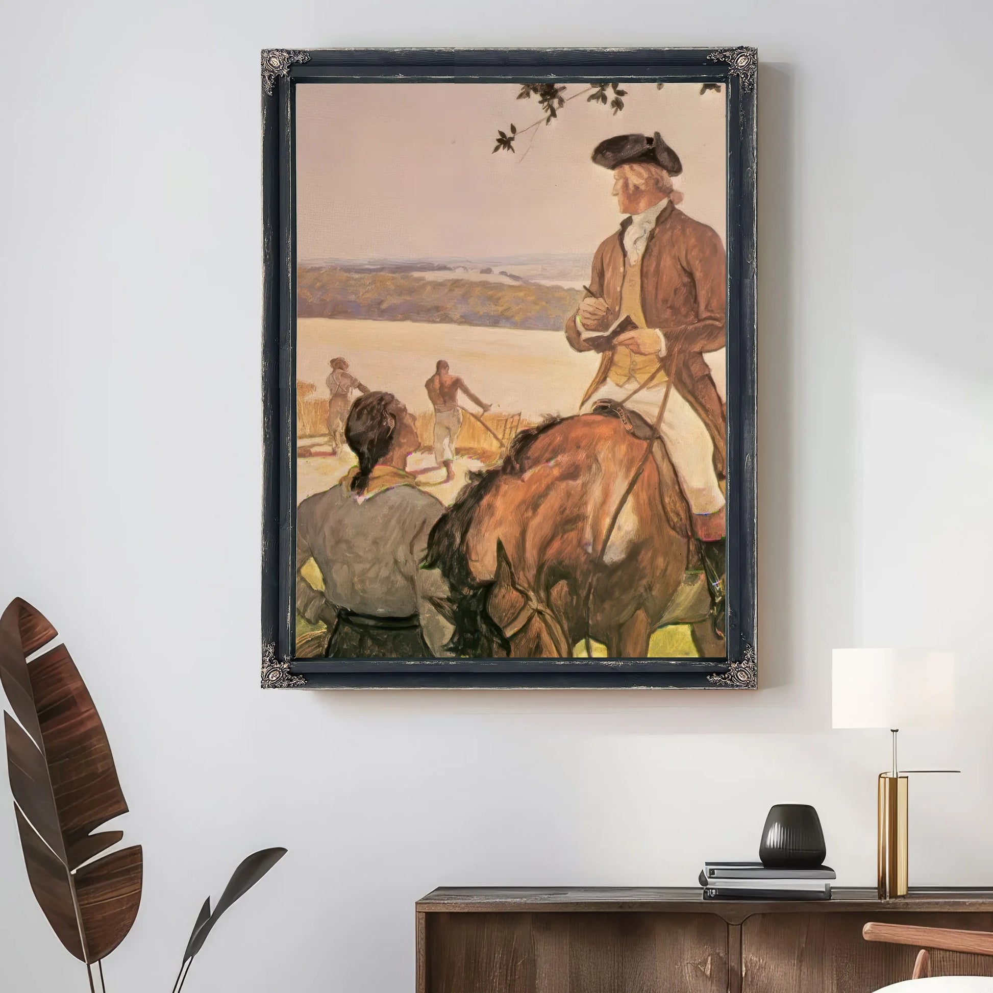 First Farmer Of The Land By NC Wyeth Fine Art Print