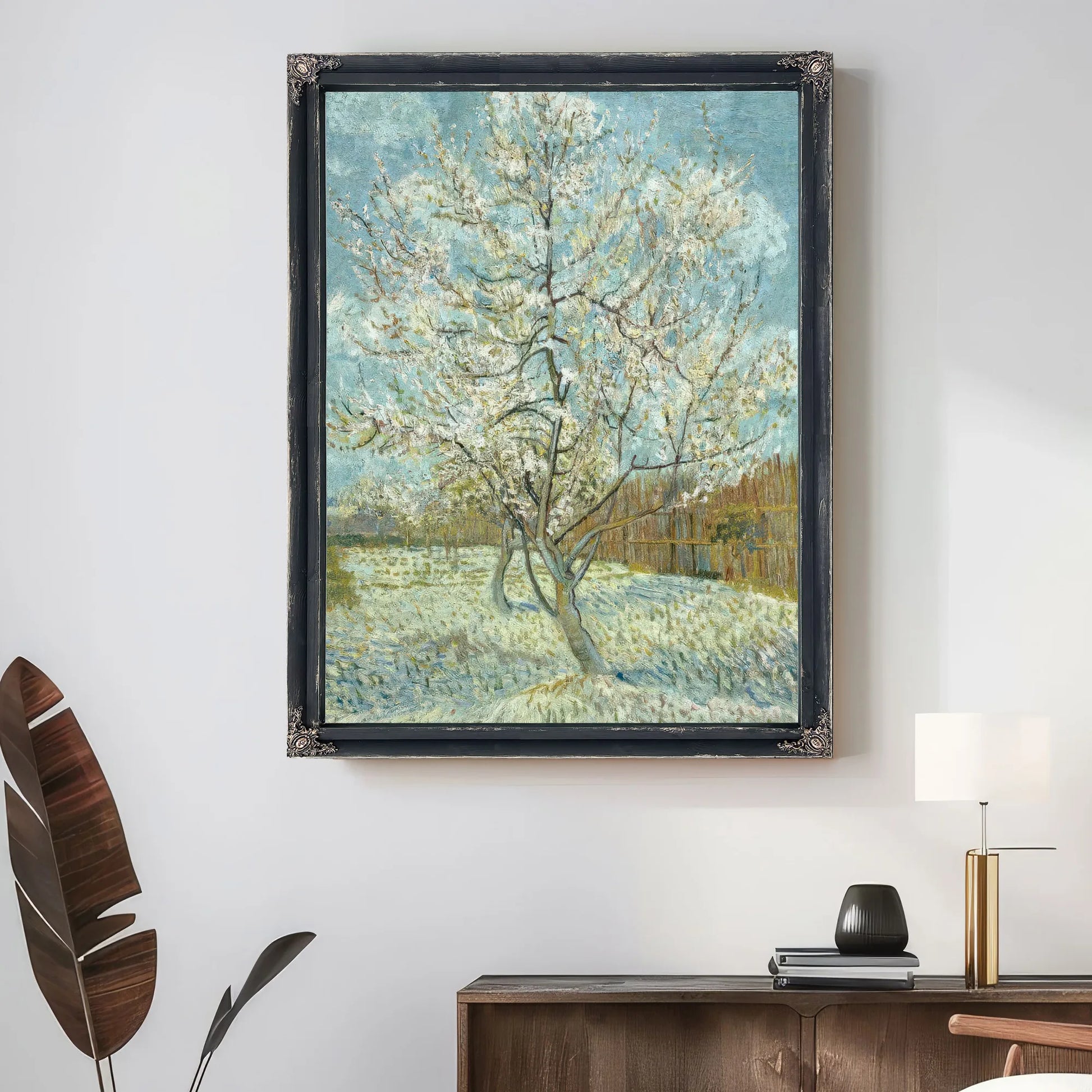 The Pink Peach Tree By Vincent Van Gogh Fine Art Print