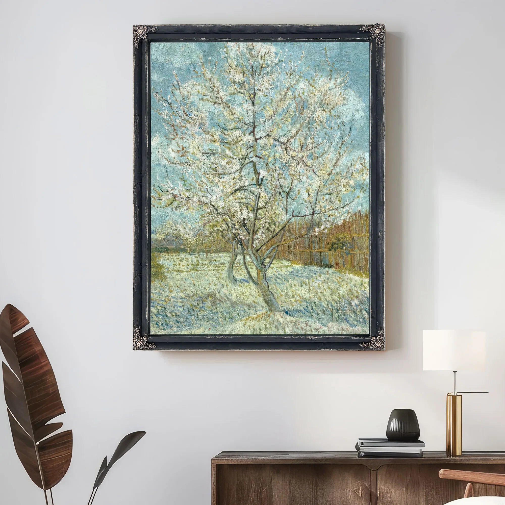 The Pink Peach Tree By Vincent Van Gogh Fine Art Print