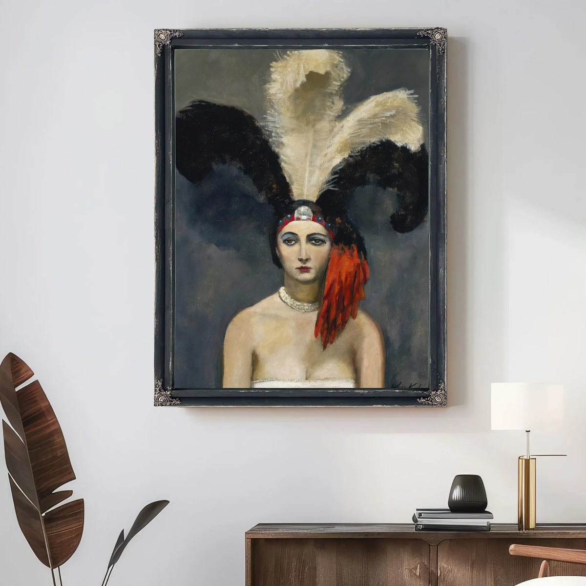 Plumes By Walt Kuhn Fine Art Print