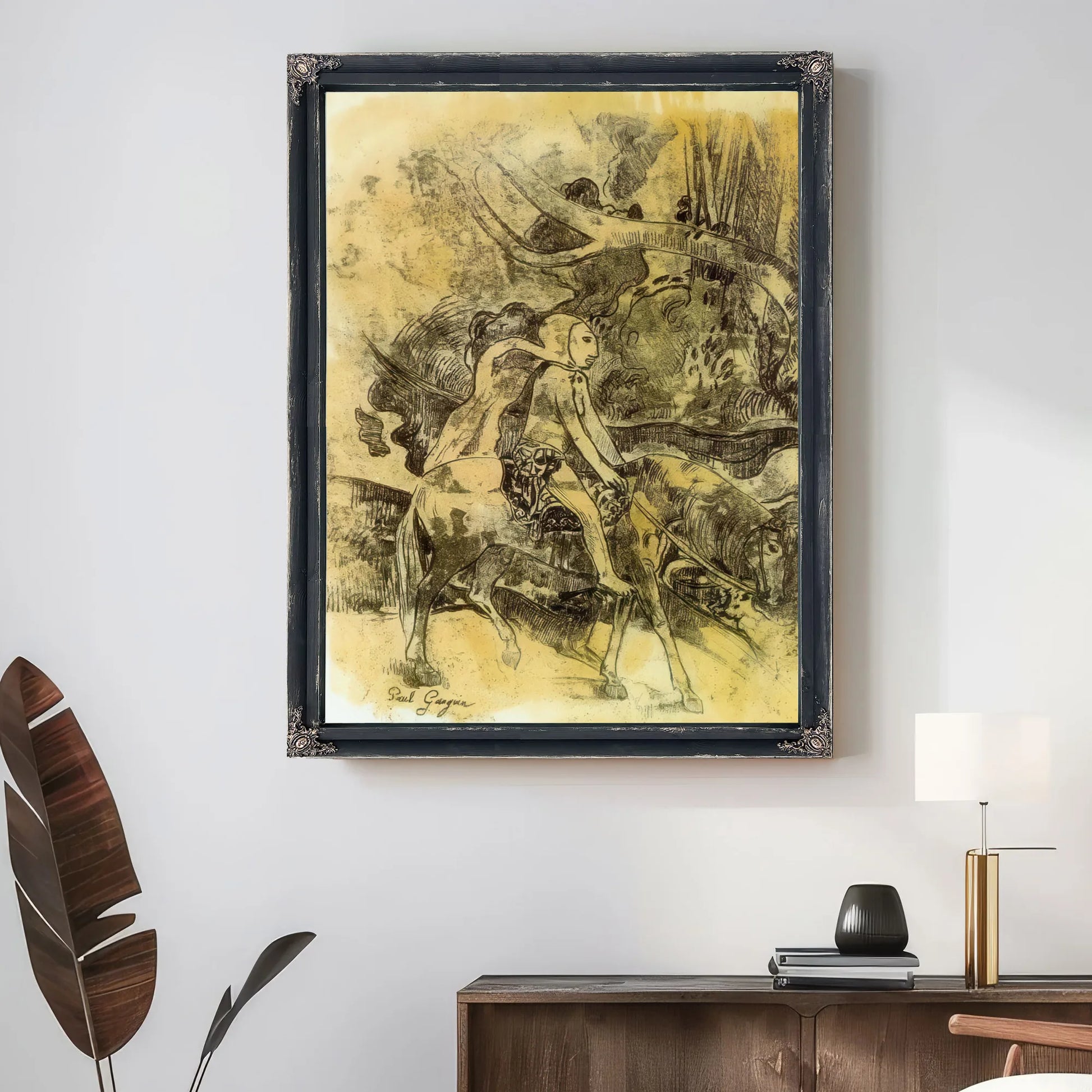 Rider By Paul Gauguin Fine Art Print