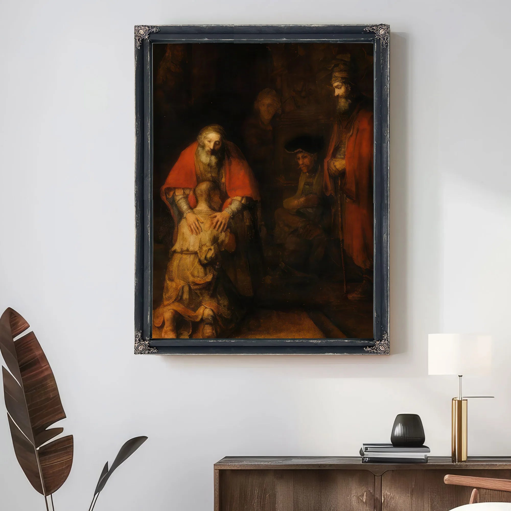 Return Of The Prodigal Son By Rembrandt Fine Art Print