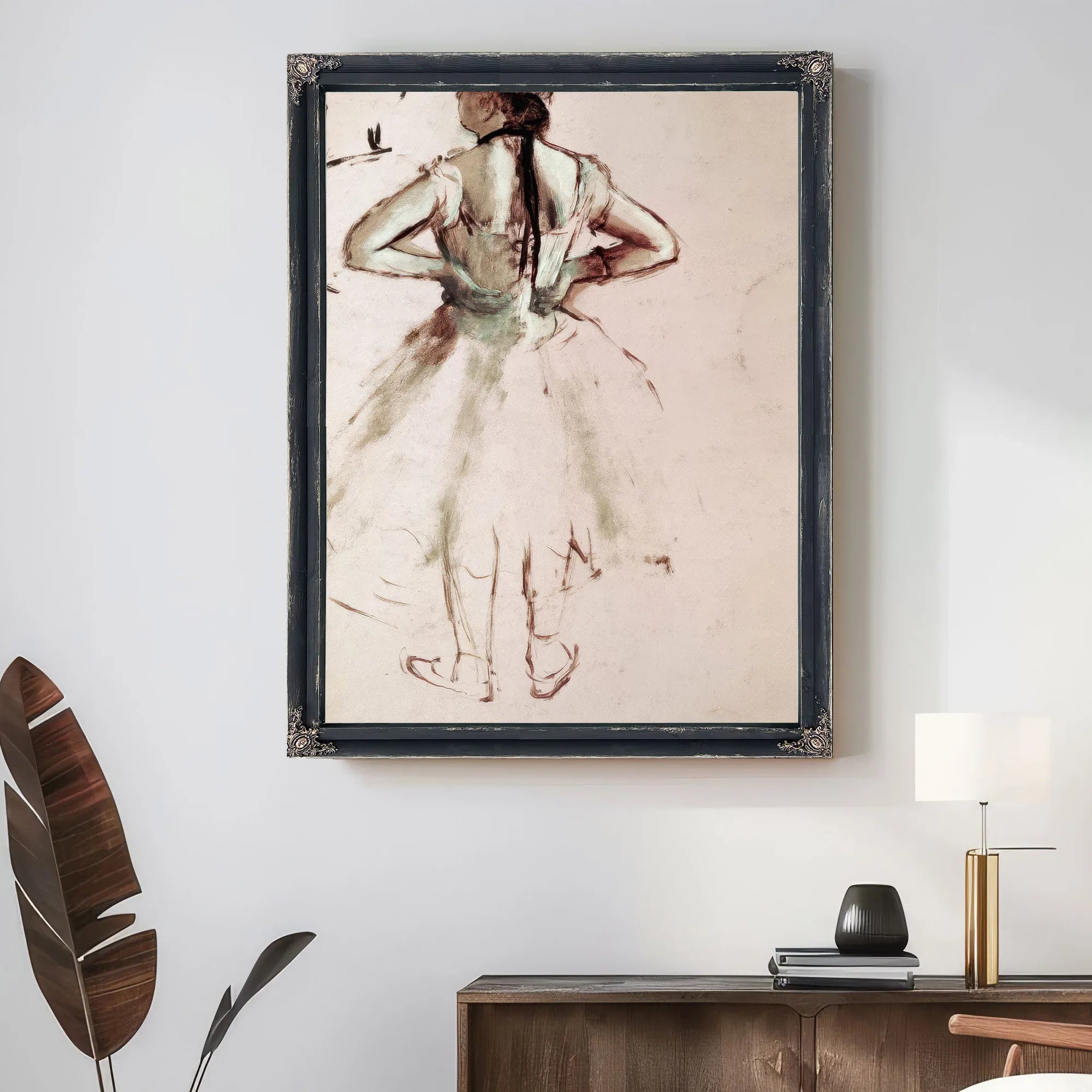 Dancer Viewed From The Back By Edgar Degas Fine Art Print